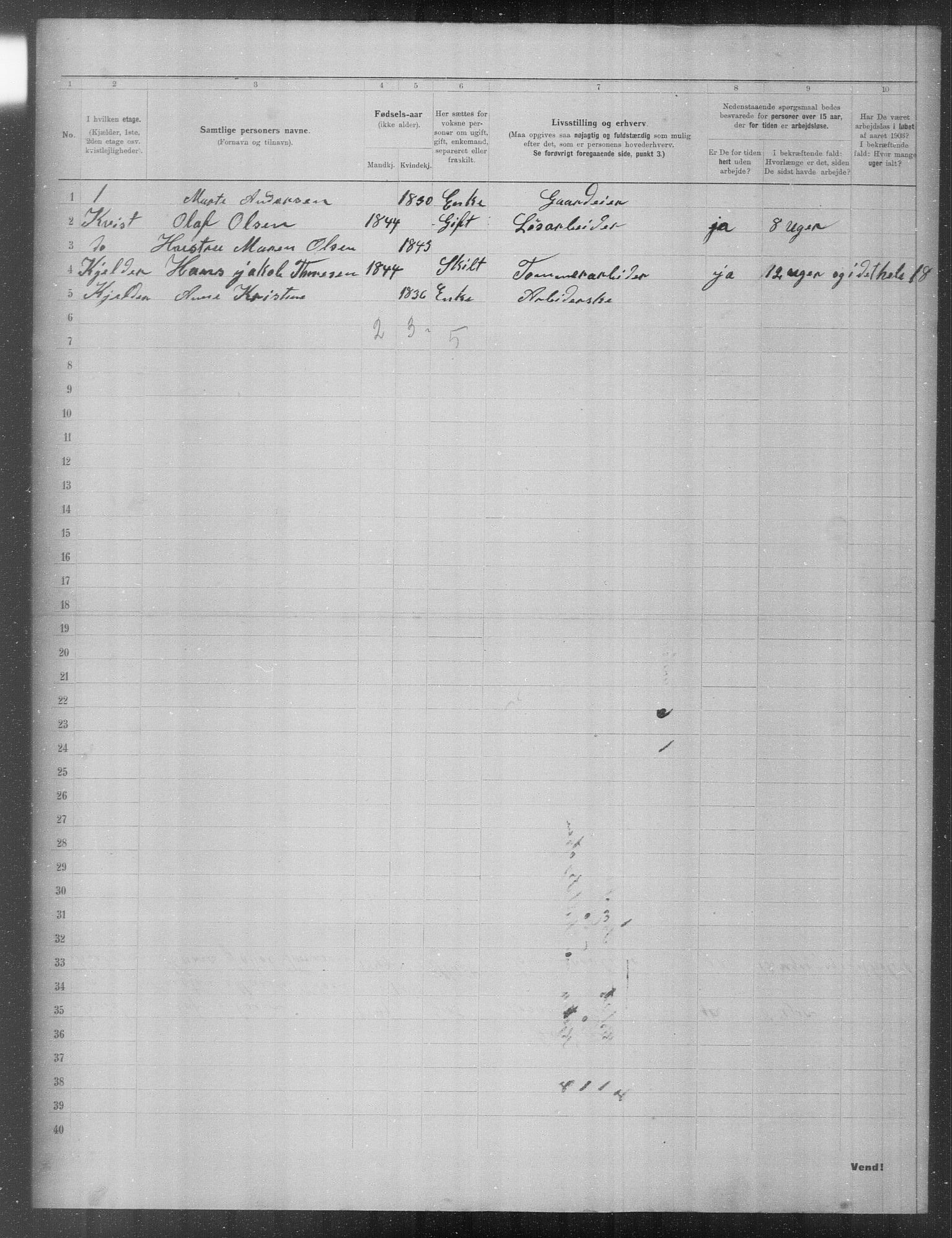 OBA, Municipal Census 1903 for Kristiania, 1903, p. 20579