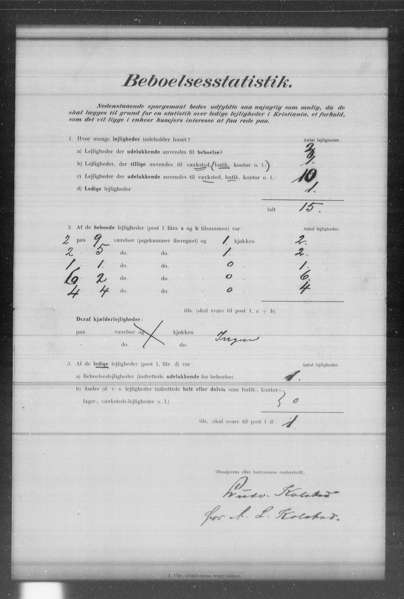 OBA, Municipal Census 1902 for Kristiania, 1902, p. 14074