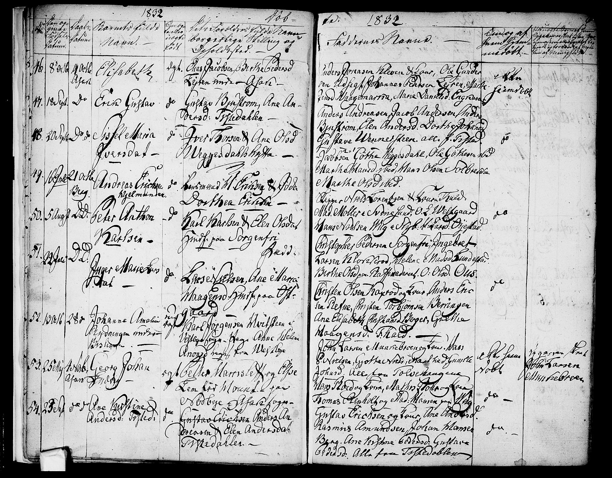 Berg prestekontor Kirkebøker, SAO/A-10902/F/Fa/L0003: Parish register (official) no. I 3, 1832-1842, p. 6