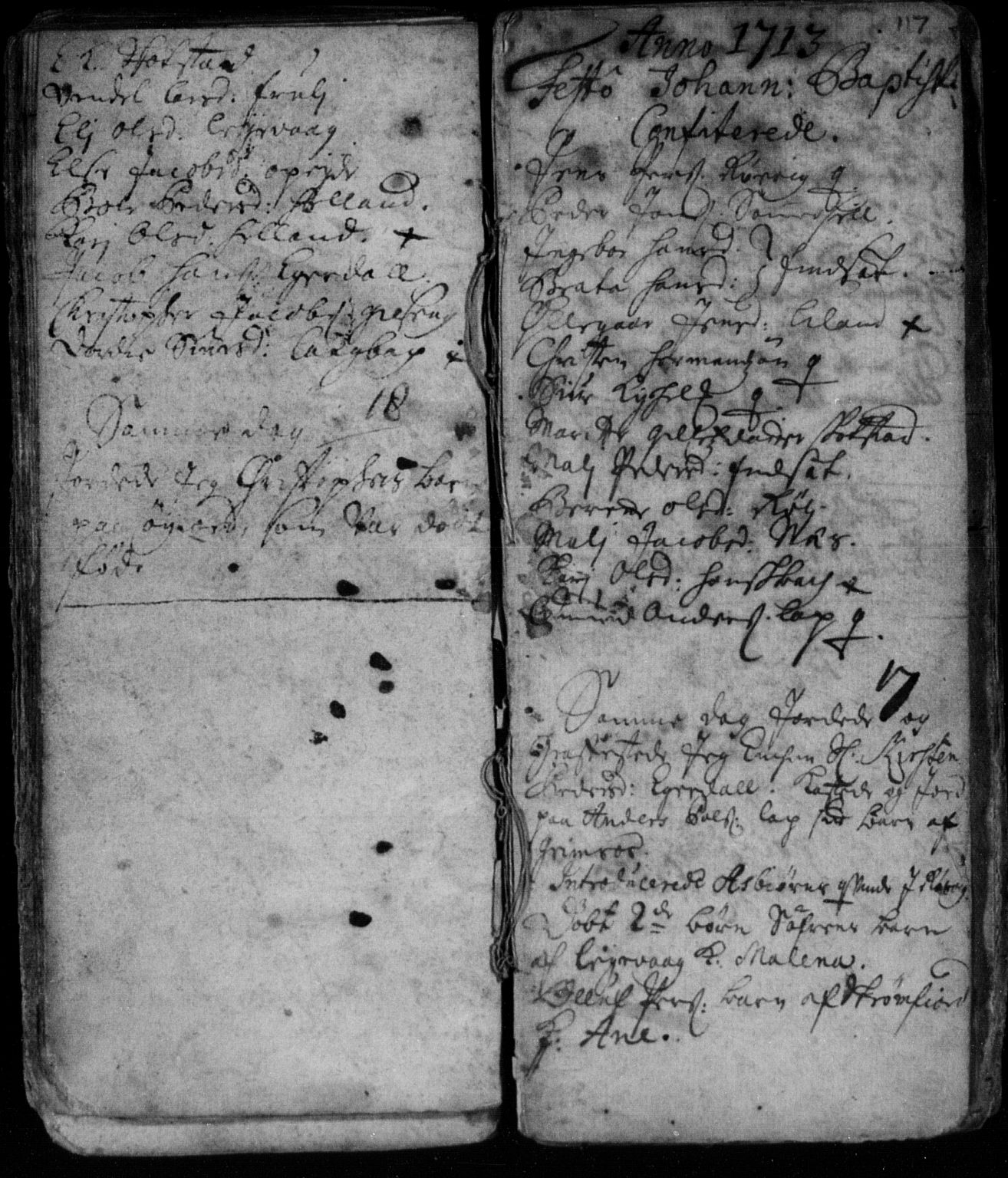 Ministerialprotokoller, klokkerbøker og fødselsregistre - Nordland, AV/SAT-A-1459/859/L0840: Parish register (official) no. 859A00, 1708-1738, p. 117