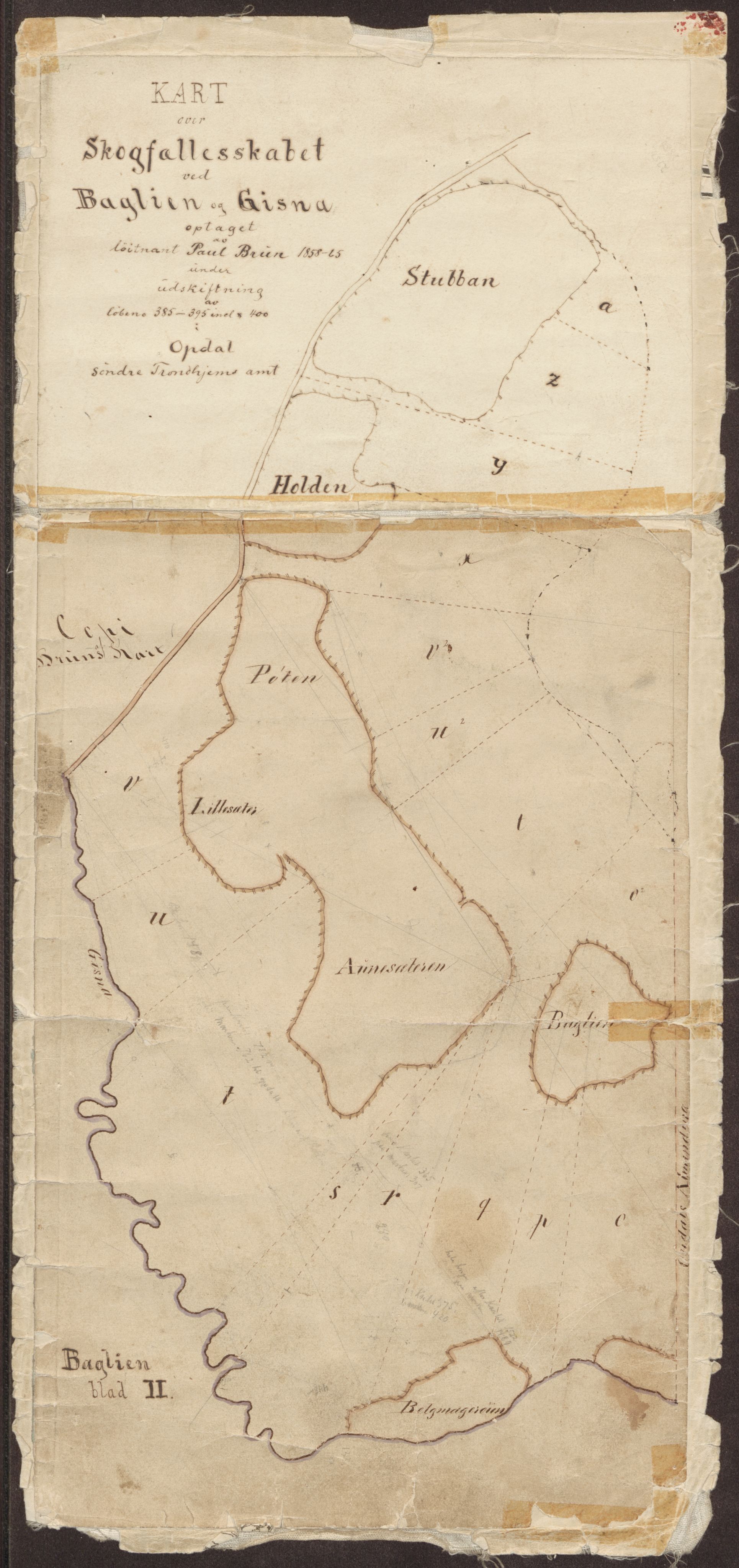 Jordskifteverkets kartarkiv, AV/RA-S-3929/T, 1859-1988, p. 1141