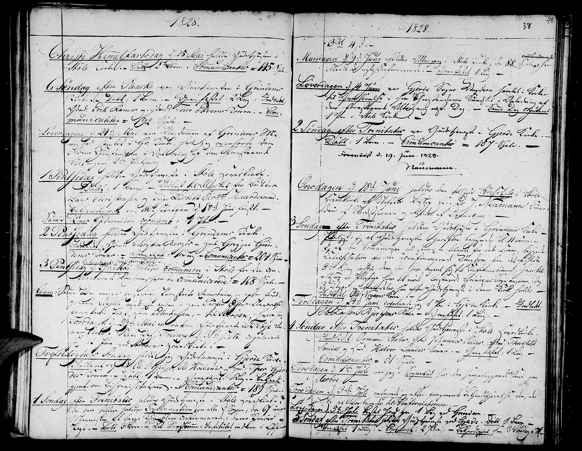 Etne sokneprestembete, SAB/A-75001/H/Haa: Parish register (official) no. A 5, 1808-1817, p. 38