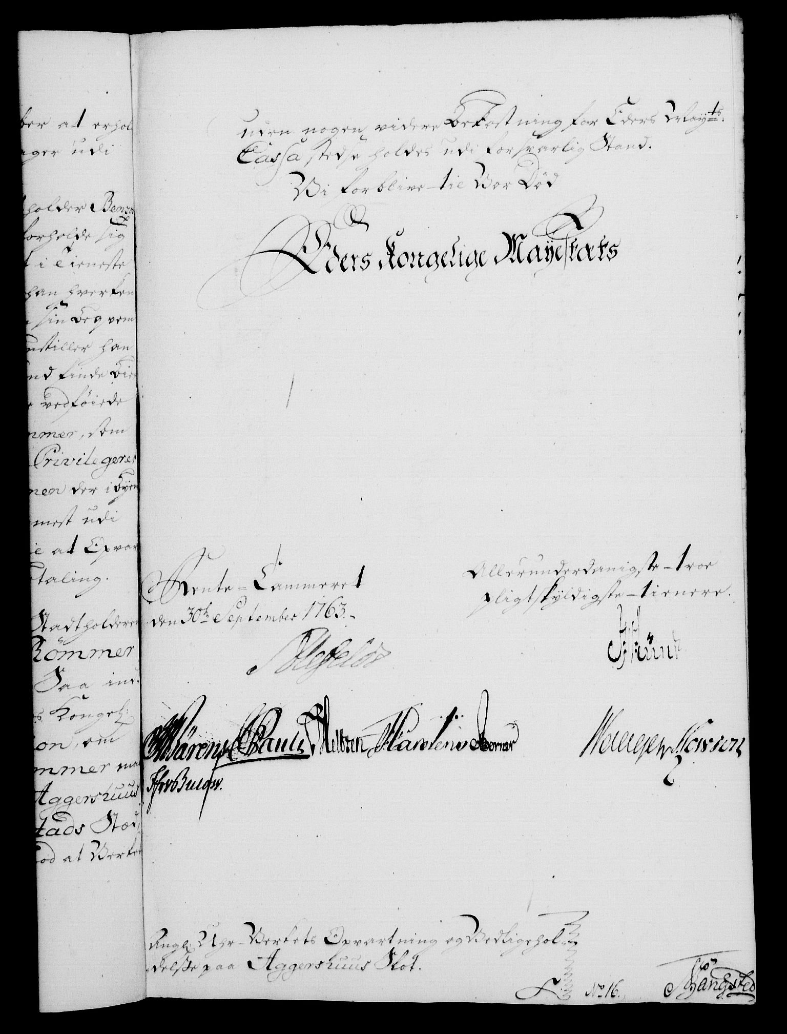 Rentekammeret, Kammerkanselliet, AV/RA-EA-3111/G/Gf/Gfa/L0045: Norsk relasjons- og resolusjonsprotokoll (merket RK 52.45), 1763, p. 433