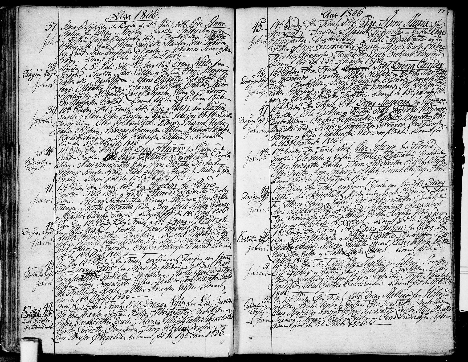 Skiptvet prestekontor Kirkebøker, AV/SAO-A-20009/F/Fa/L0004: Parish register (official) no. 4, 1794-1814, p. 47