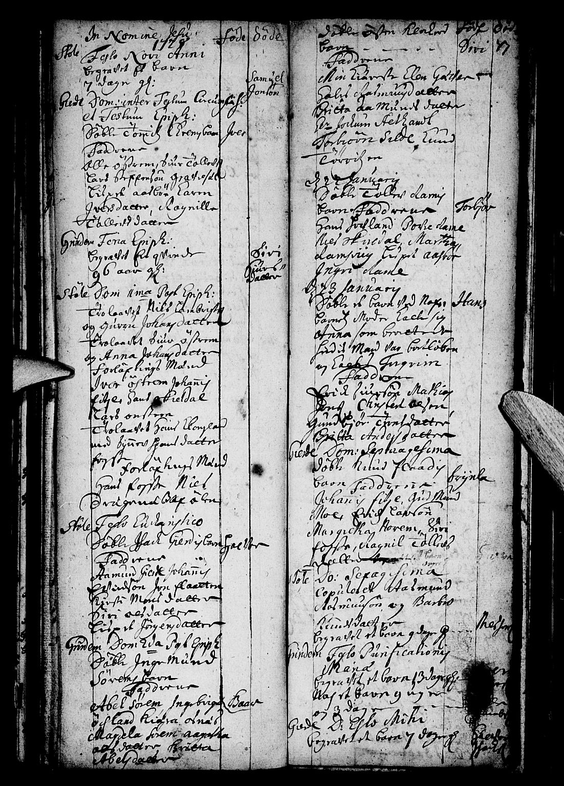 Etne sokneprestembete, SAB/A-75001/H/Haa: Parish register (official) no. A 1, 1715-1741, p. 47