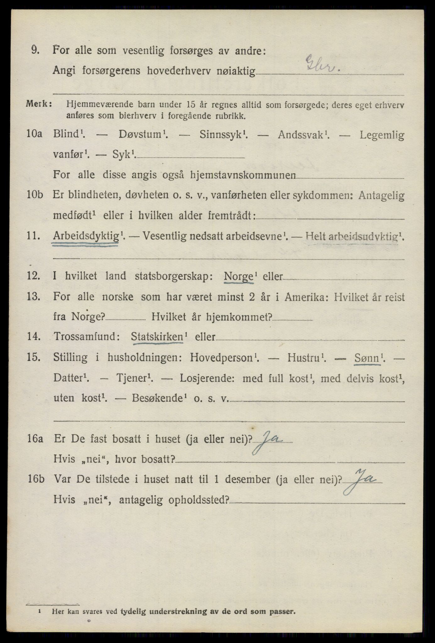 SAO, 1920 census for Feiring, 1920, p. 765