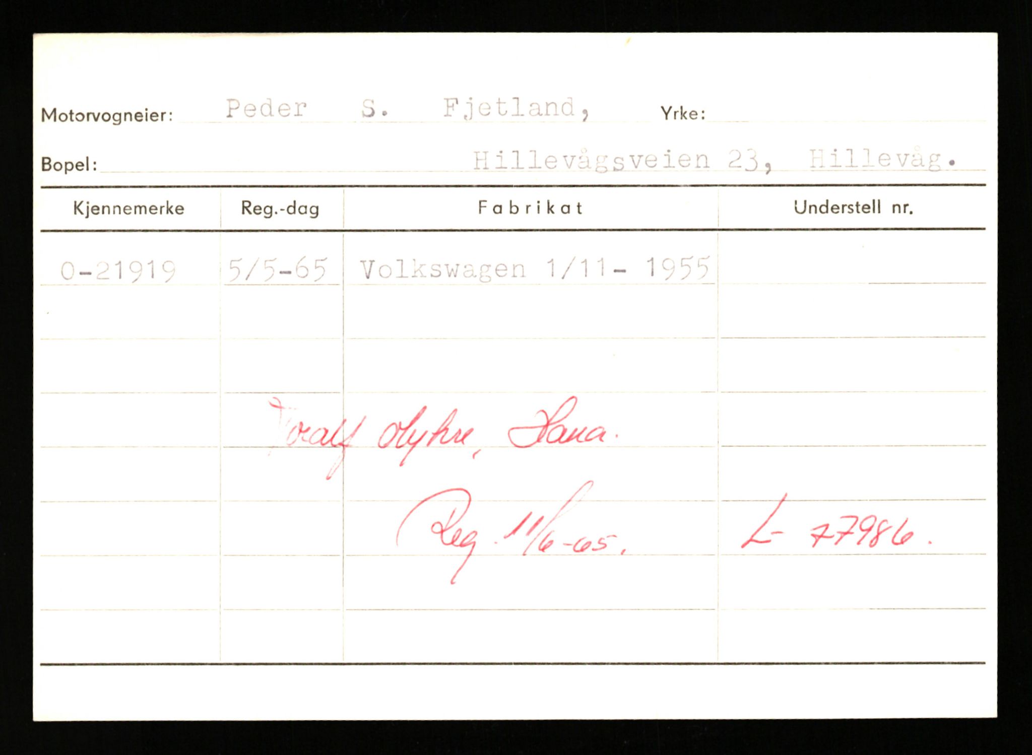 Stavanger trafikkstasjon, AV/SAST-A-101942/0/G/L0004: Registreringsnummer: 15497 - 22957, 1930-1971, p. 2837