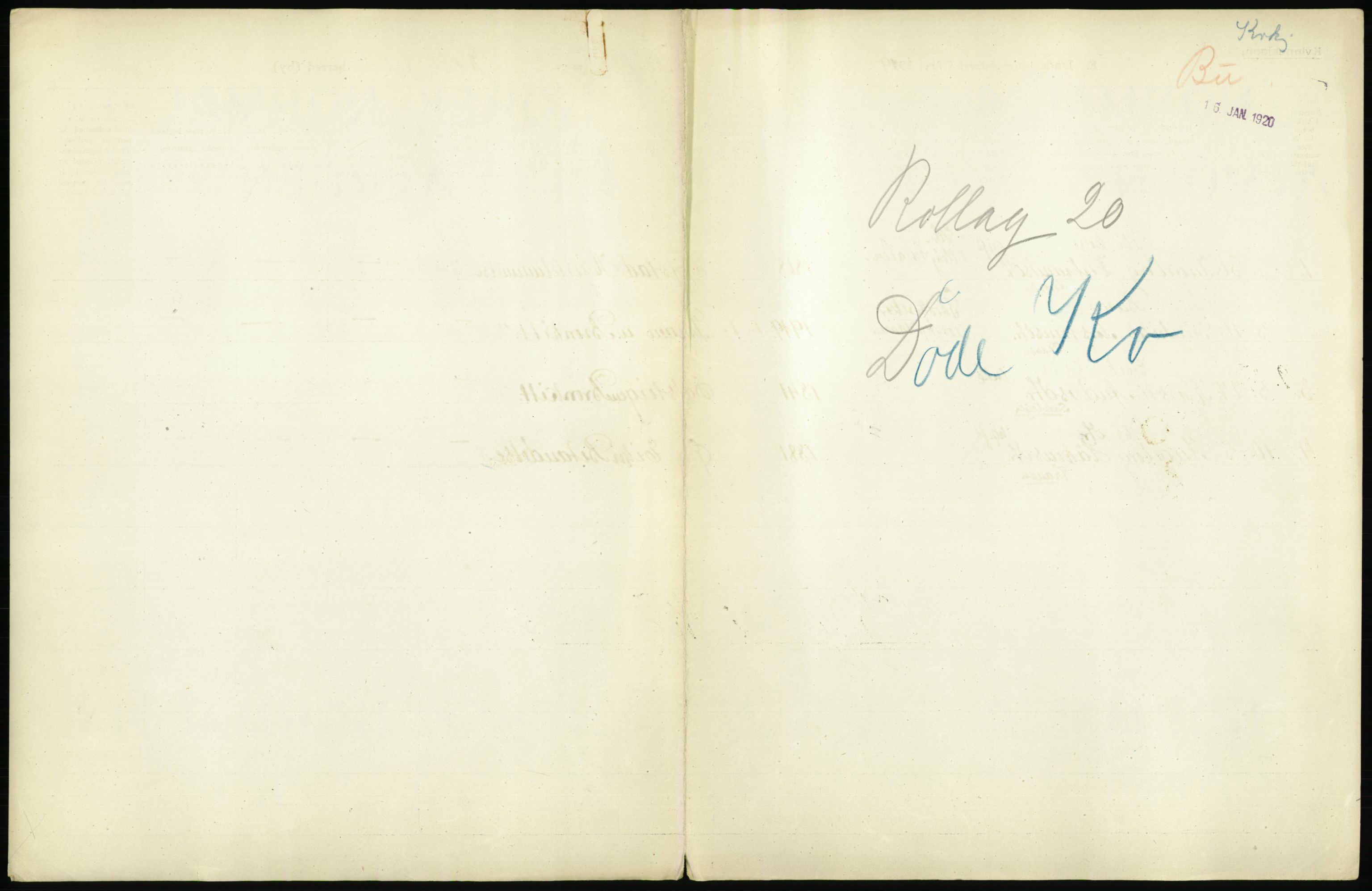 Statistisk sentralbyrå, Sosiodemografiske emner, Befolkning, AV/RA-S-2228/D/Df/Dfb/Dfbi/L0018: Buskerud fylke: Døde. Bygder og byer., 1919, p. 163