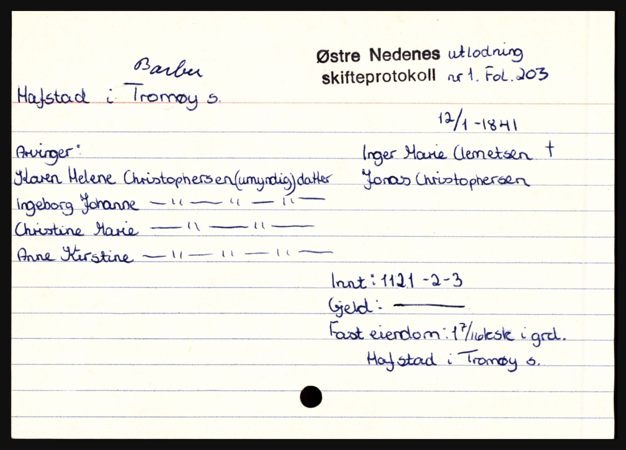 Holt sorenskriveri, AV/SAK-1221-0002/H, p. 619