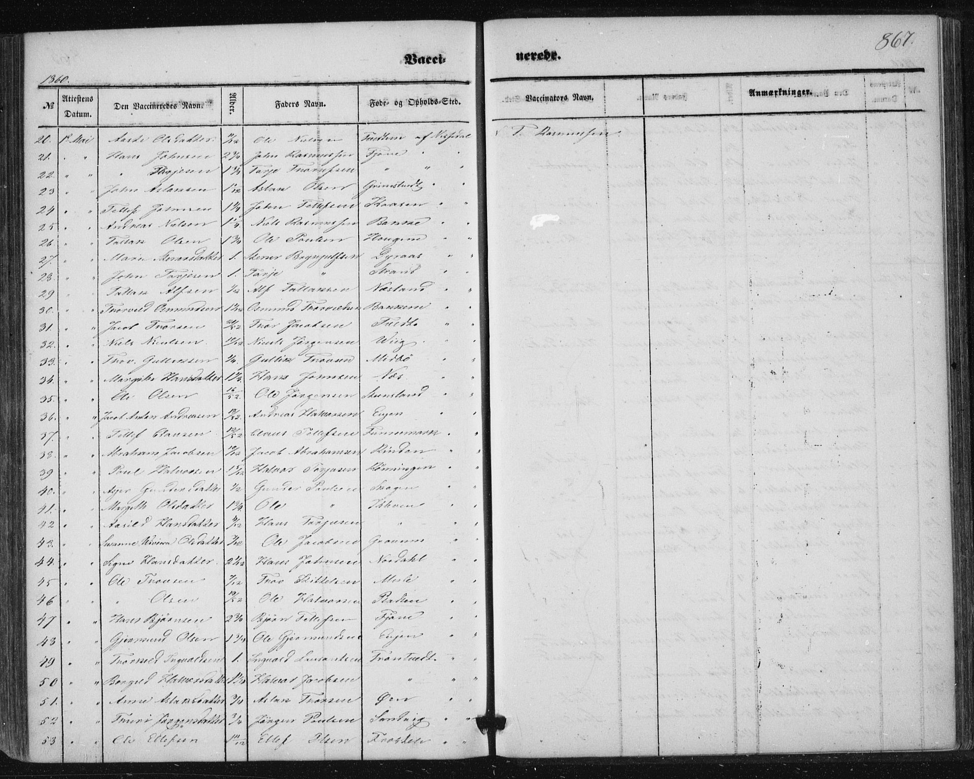 Nissedal kirkebøker, AV/SAKO-A-288/F/Fa/L0003: Parish register (official) no. I 3, 1846-1870, p. 866-867