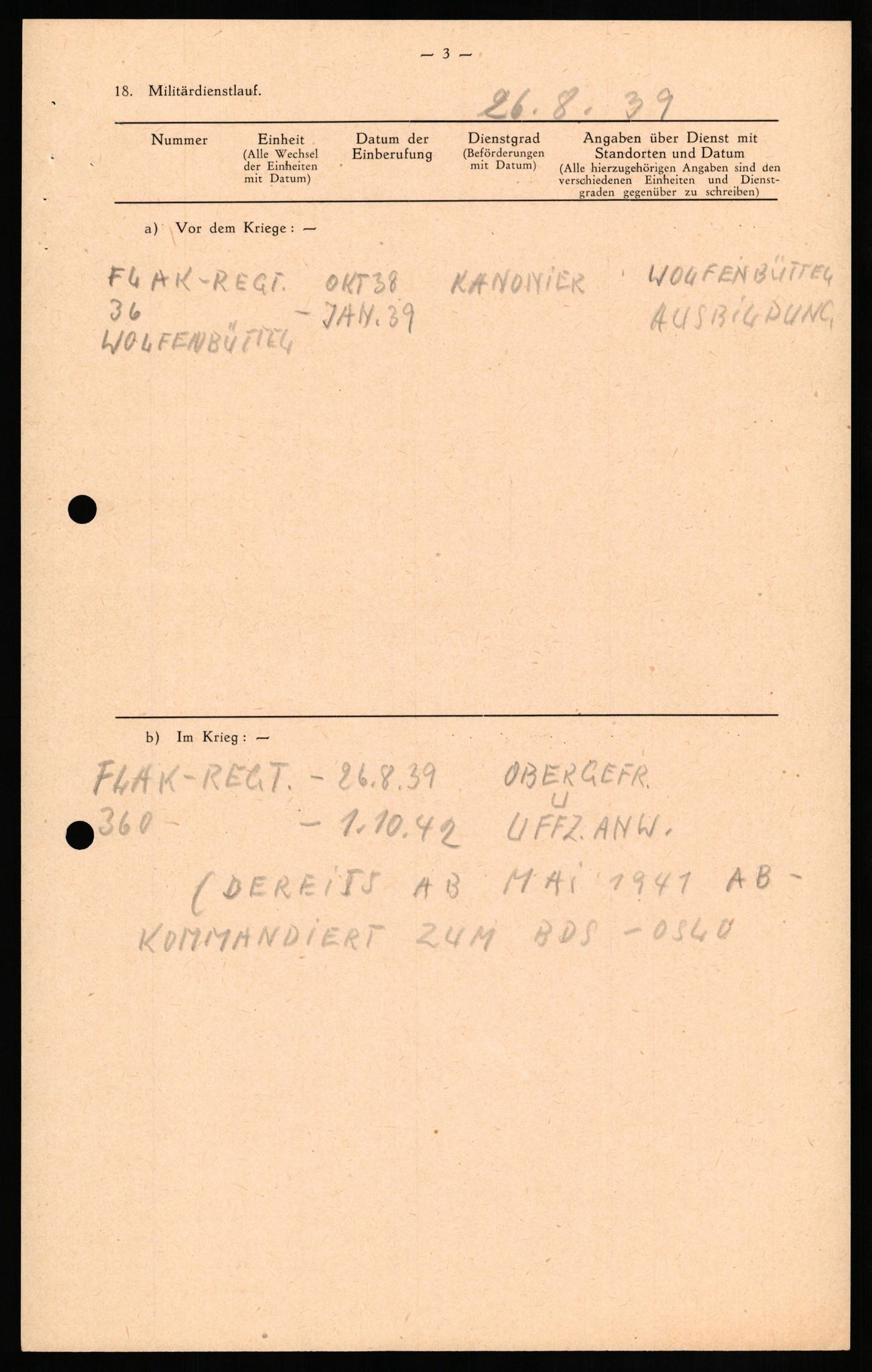 Forsvaret, Forsvarets overkommando II, AV/RA-RAFA-3915/D/Db/L0024: CI Questionaires. Tyske okkupasjonsstyrker i Norge. Tyskere., 1945-1946, p. 469