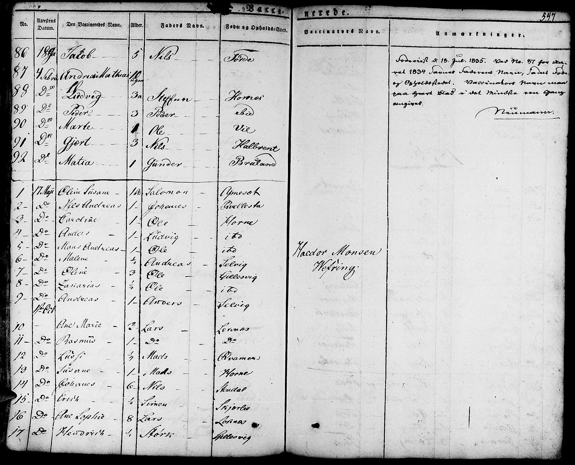 Førde sokneprestembete, AV/SAB-A-79901/H/Haa/Haaa/L0006: Parish register (official) no. A 6, 1821-1842, p. 547