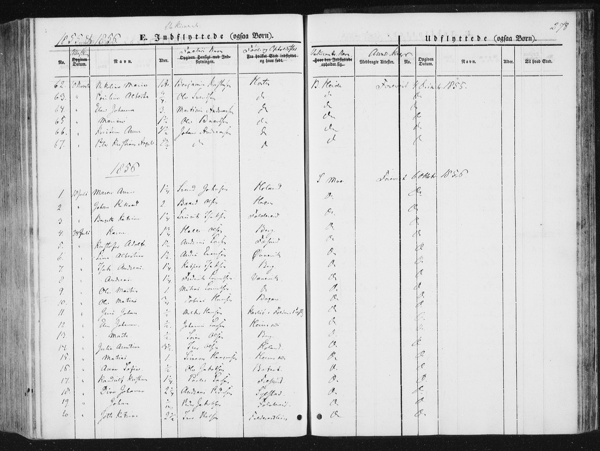 Ministerialprotokoller, klokkerbøker og fødselsregistre - Nord-Trøndelag, AV/SAT-A-1458/780/L0640: Parish register (official) no. 780A05, 1845-1856, p. 278