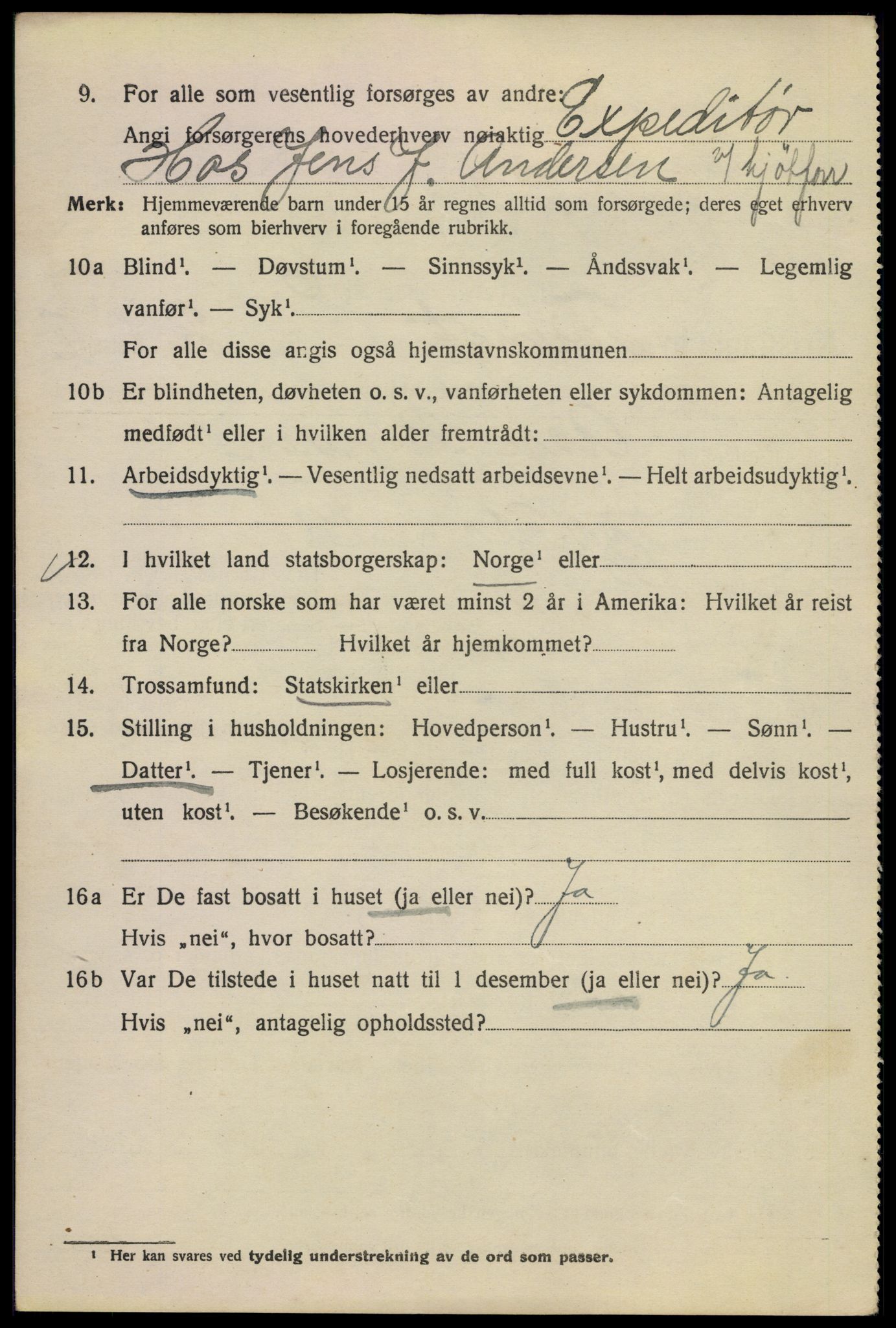 SAO, 1920 census for Kristiania, 1920, p. 604782