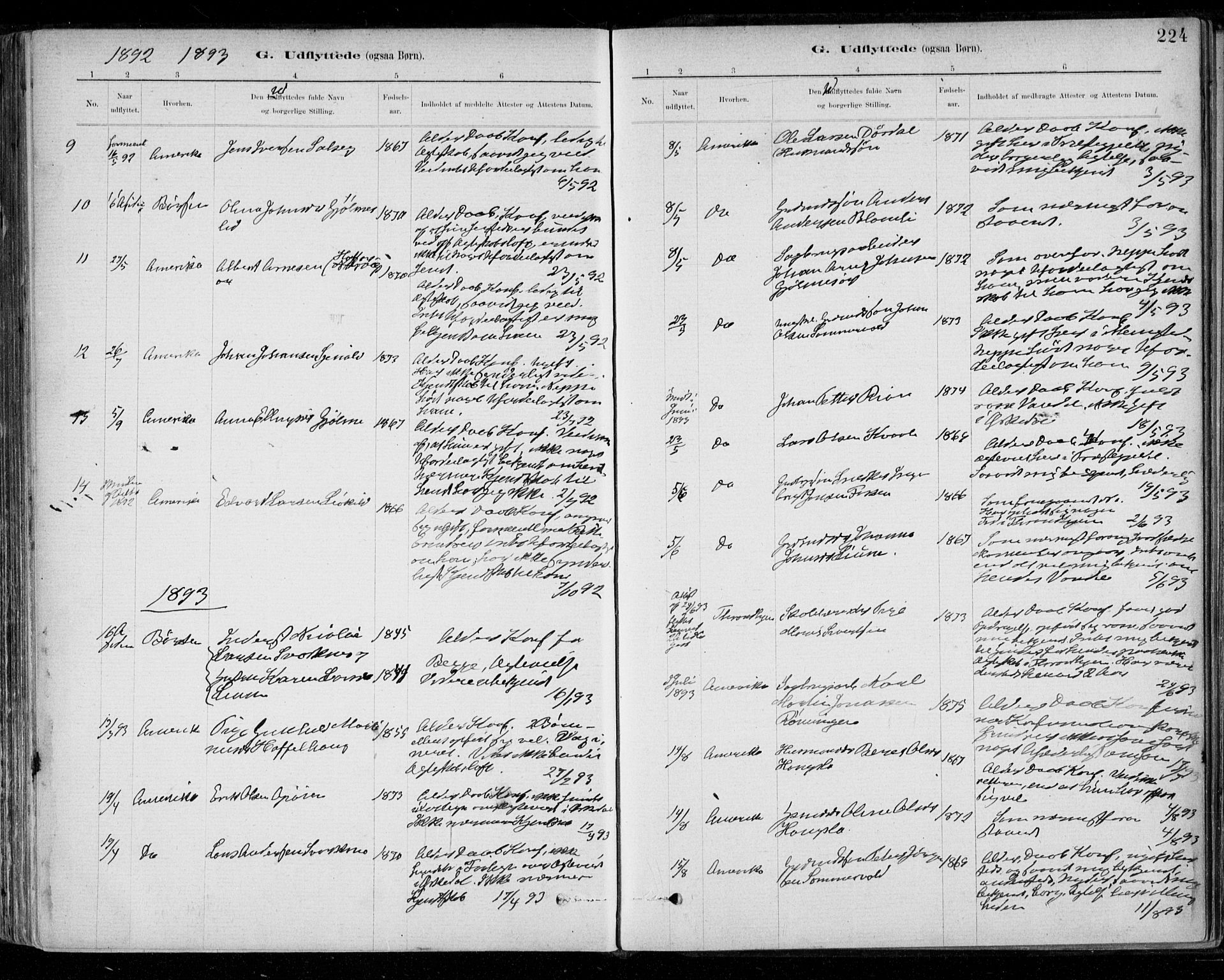 Ministerialprotokoller, klokkerbøker og fødselsregistre - Sør-Trøndelag, SAT/A-1456/668/L0810: Parish register (official) no. 668A10, 1881-1894, p. 224