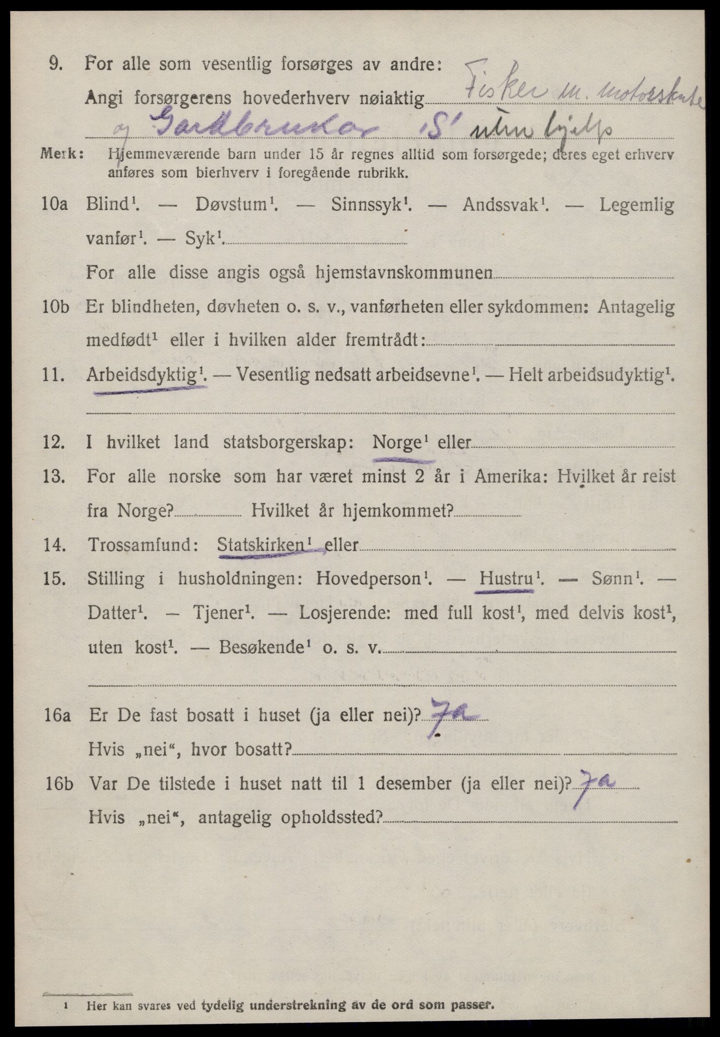 SAT, 1920 census for Hareid, 1920, p. 976