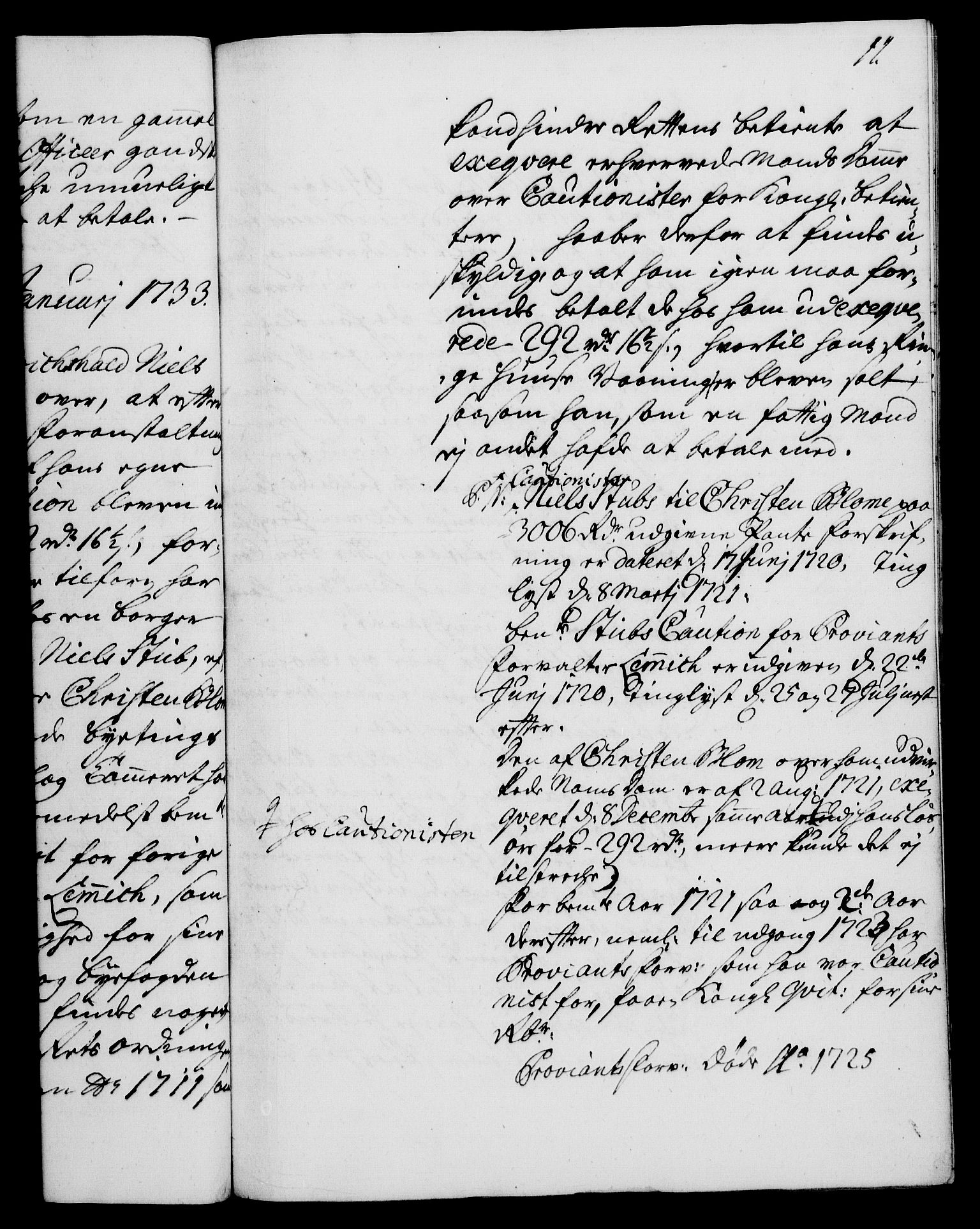 Rentekammeret, Kammerkanselliet, RA/EA-3111/G/Gh/Gha/L0015: Norsk ekstraktmemorialprotokoll (merket RK 53.60), 1733, p. 11