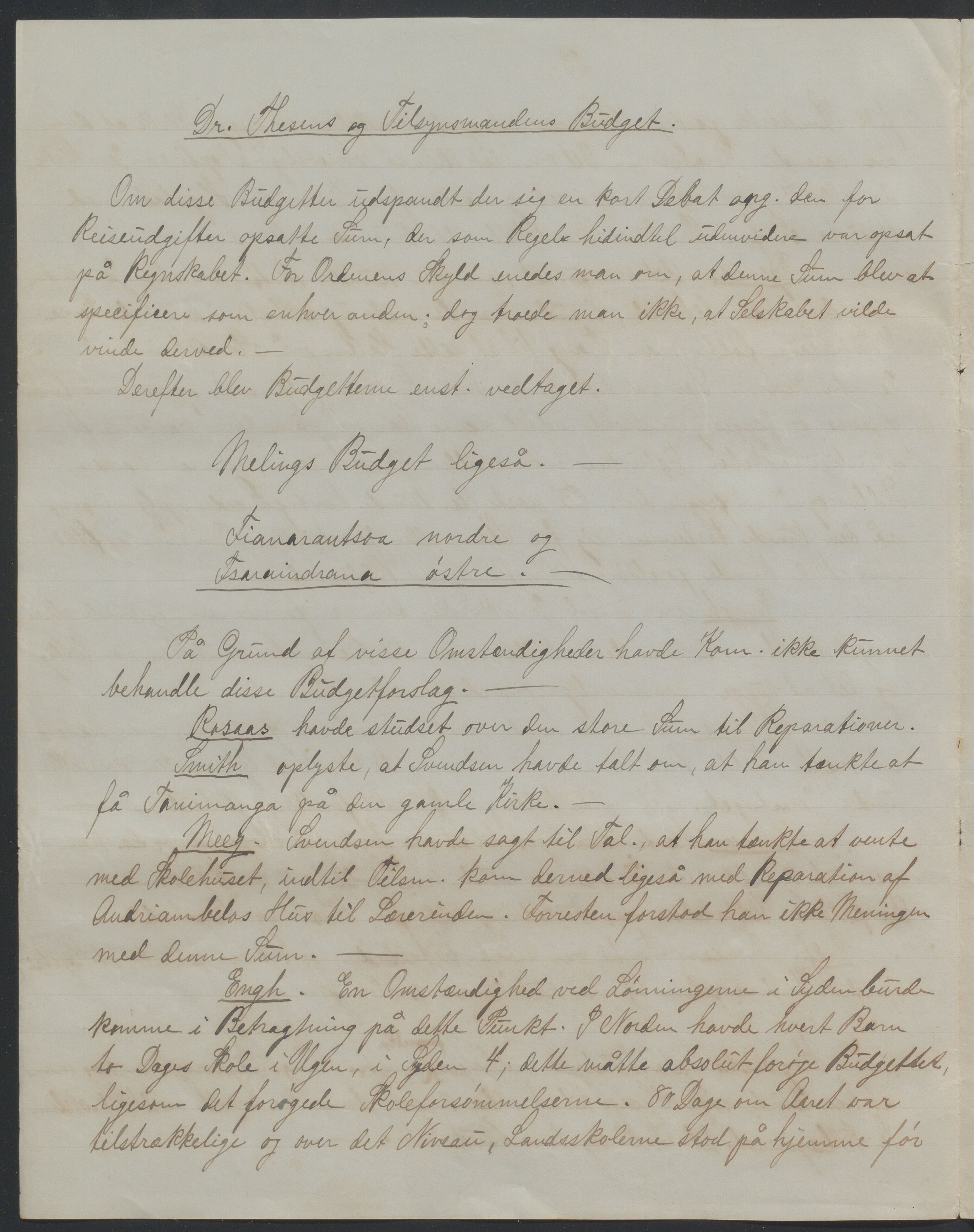 Det Norske Misjonsselskap - hovedadministrasjonen, VID/MA-A-1045/D/Da/Daa/L0038/0001: Konferansereferat og årsberetninger / Konferansereferat fra Madagaskar Innland., 1890