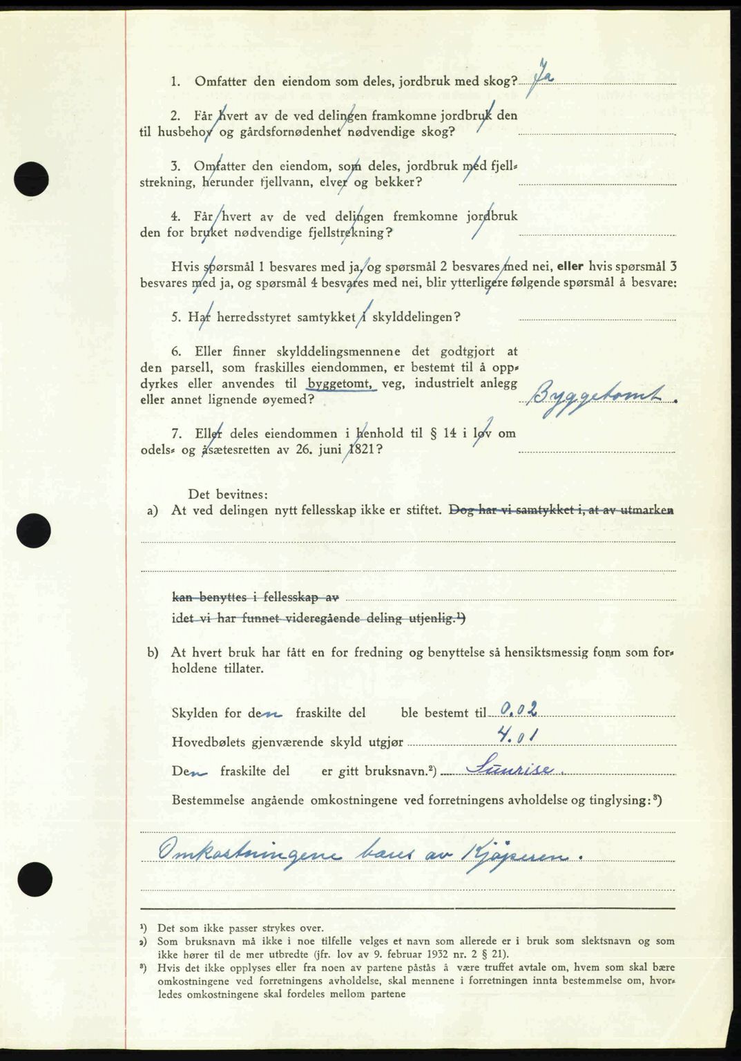 Nedenes sorenskriveri, AV/SAK-1221-0006/G/Gb/Gba/L0062: Mortgage book no. A14, 1949-1950, Diary no: : 2100/1949