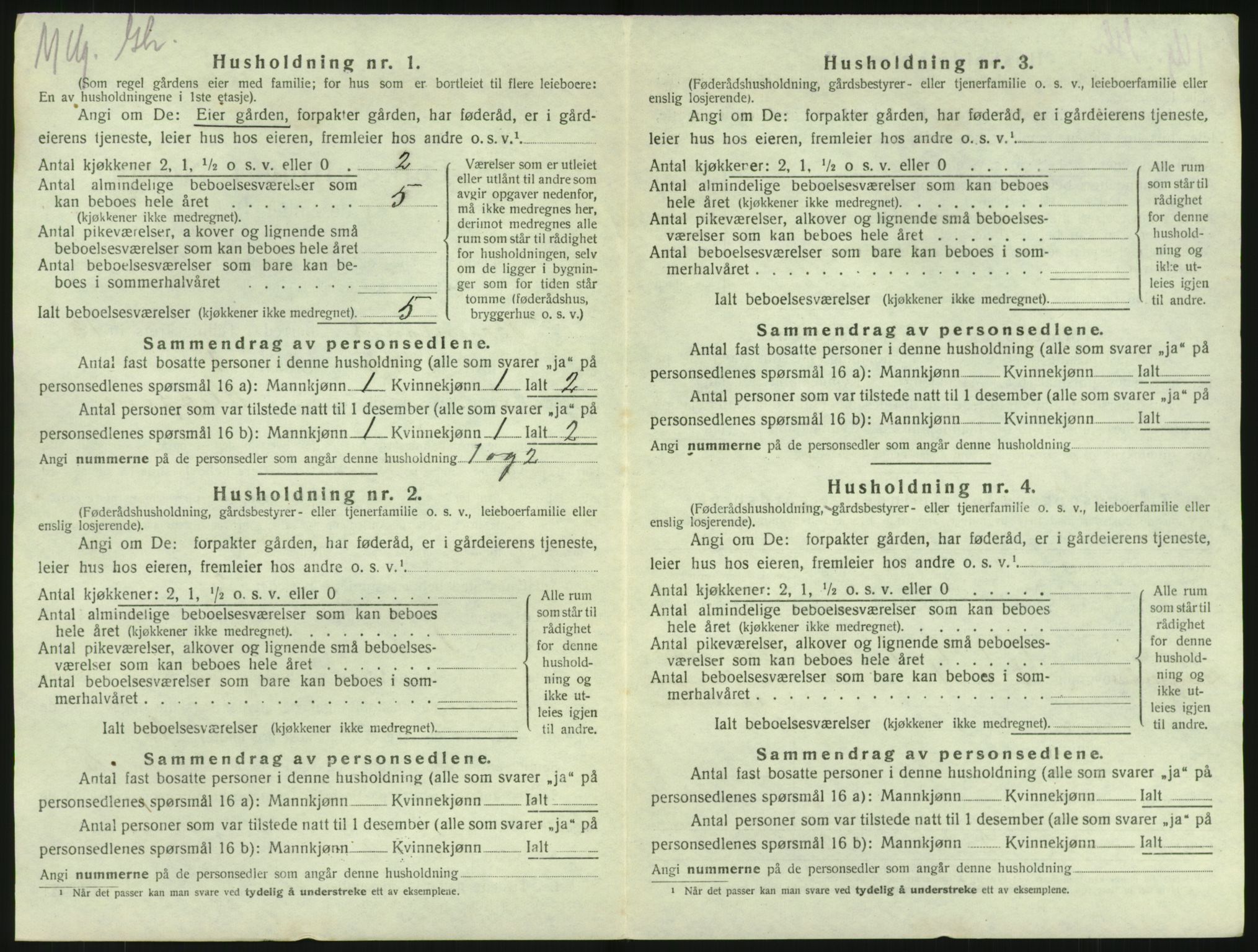 SAKO, 1920 census for Brunlanes, 1920, p. 1768