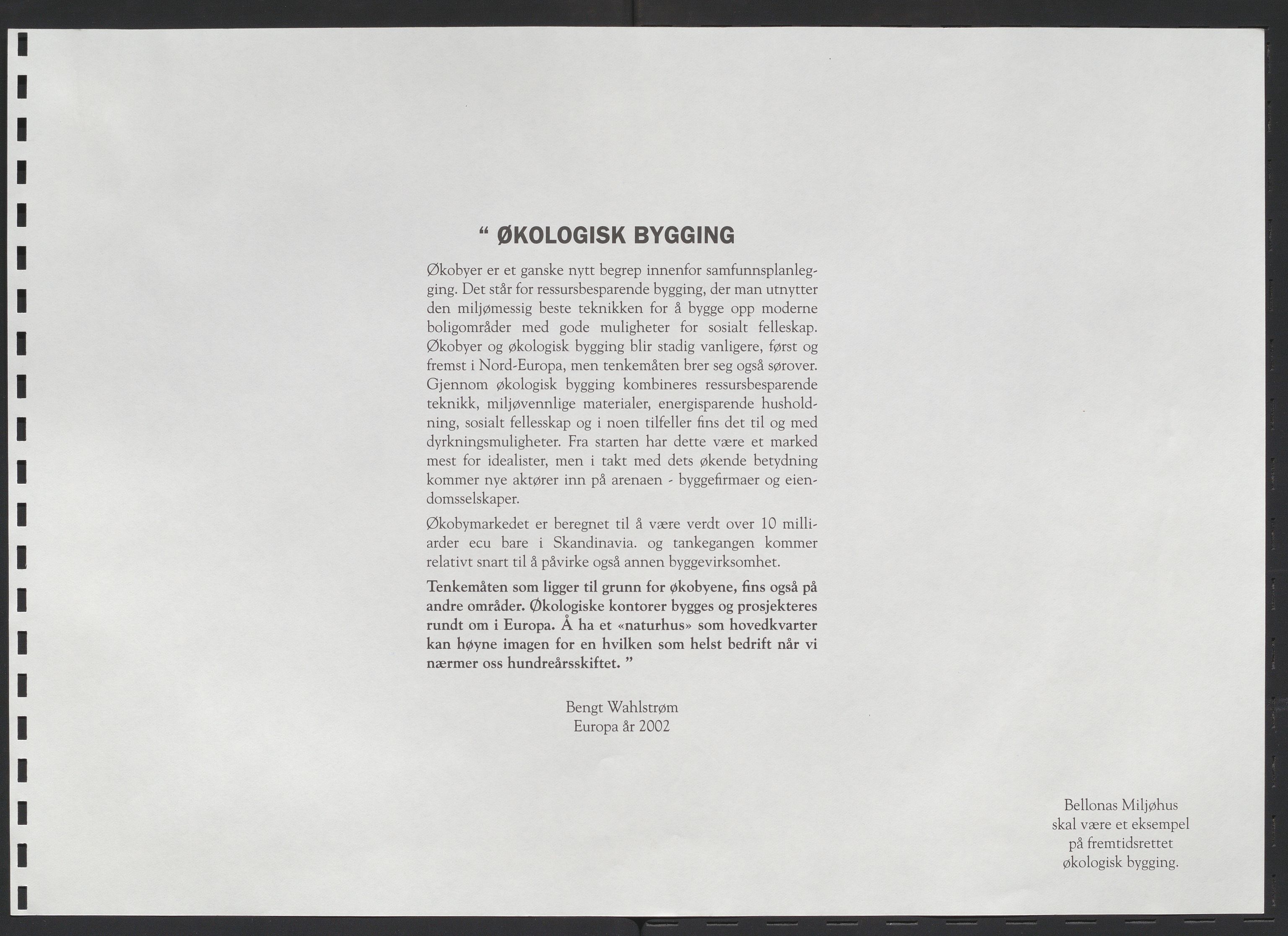 Pa 0858 - Harald N. Røstvik, AV/SAST-A-102660/E/Ea/L0047: Items - Drawings and leaflets, 1992, p. 3