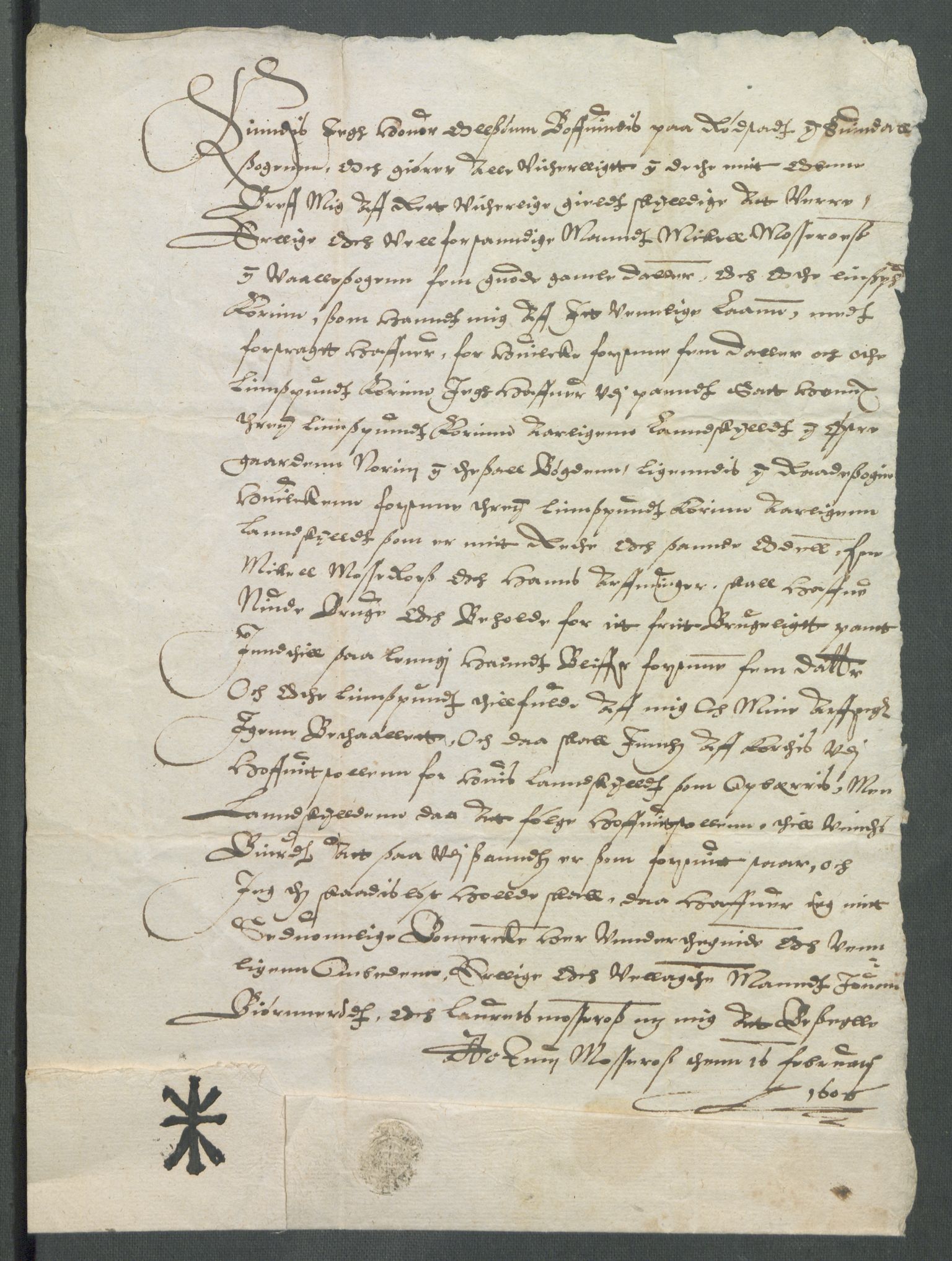 Riksarkivets diplomsamling, RA/EA-5965/F02/L0115: Dokumenter, 1606, p. 10