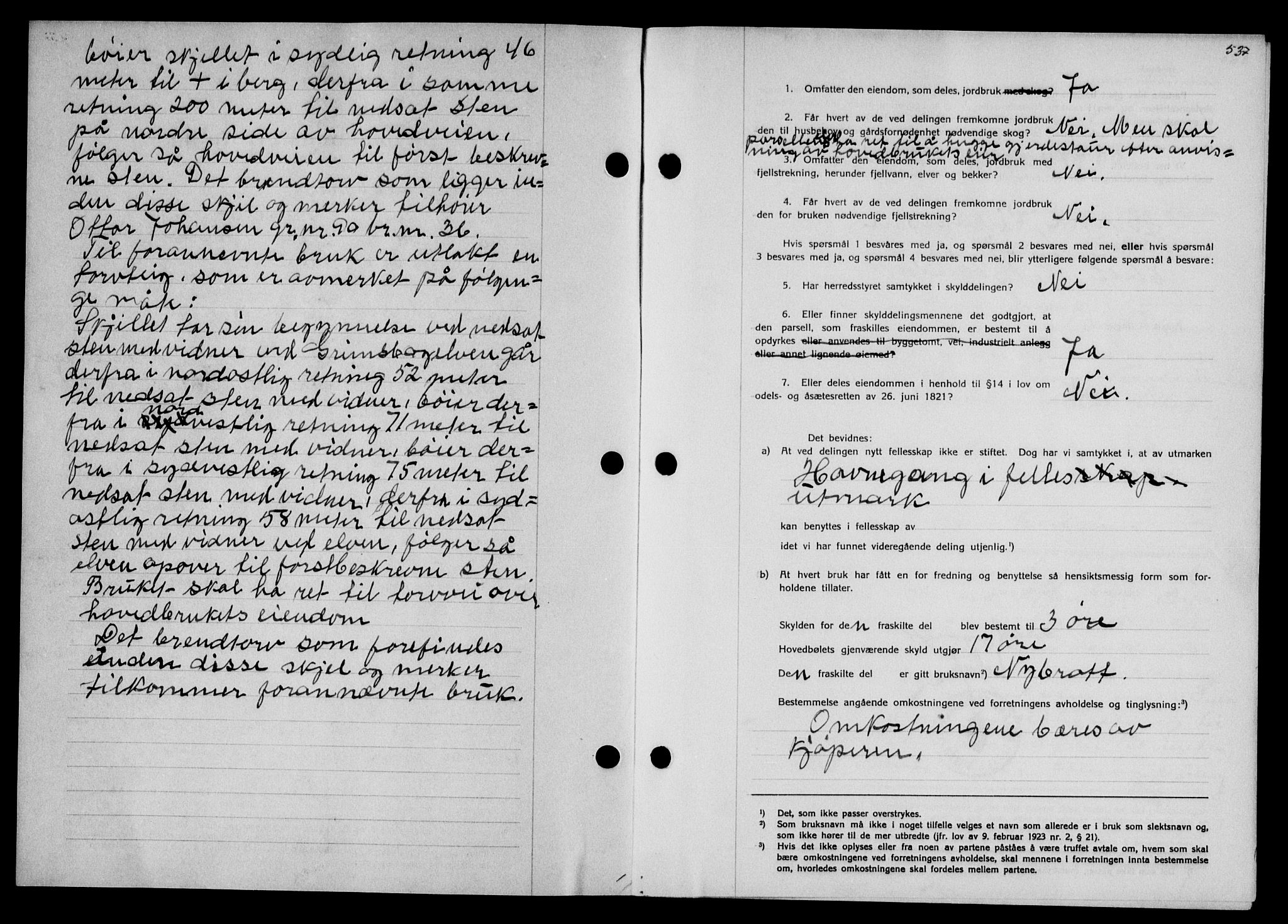 Vesterålen sorenskriveri, SAT/A-4180/1/2/2Ca/L0049: Mortgage book no. 42, 1929-1929, Deed date: 07.11.1929