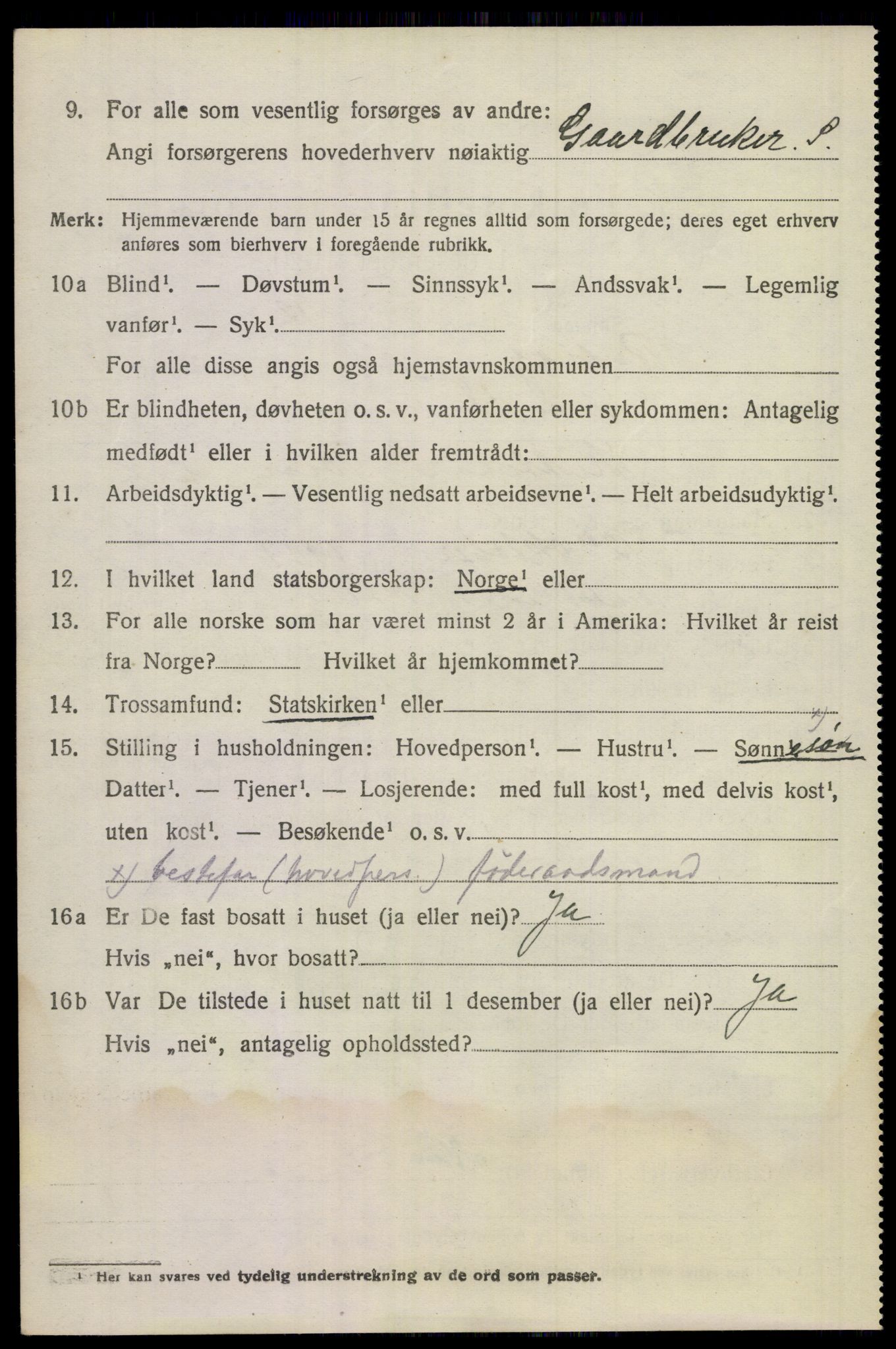 SAKO, 1920 census for Rollag, 1920, p. 3139