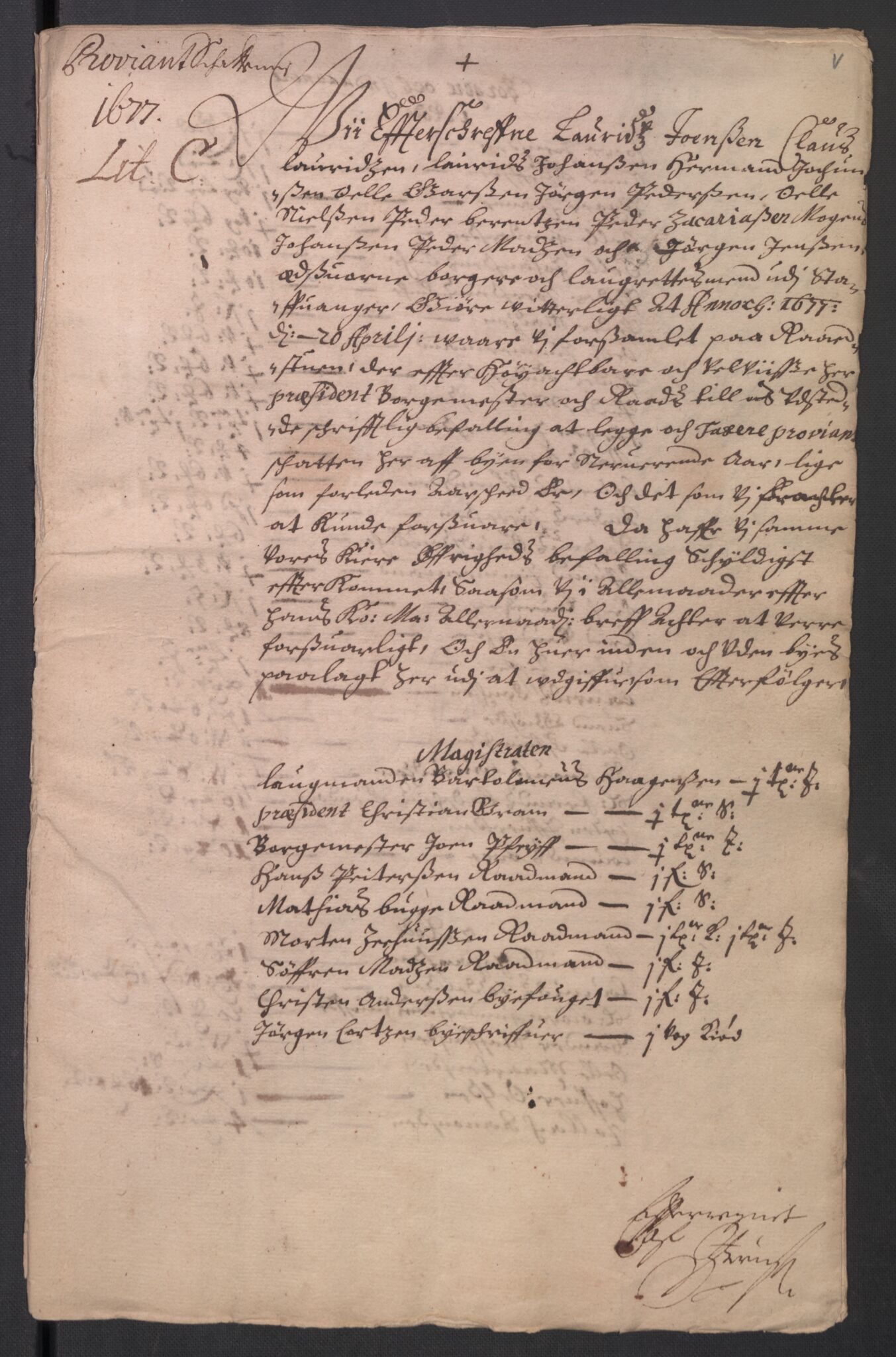 Rentekammeret inntil 1814, Reviderte regnskaper, Byregnskaper, RA/EA-4066/R/Ro/L0300: [O3] Kontribusjonsregnskap, 1661-1678, p. 312