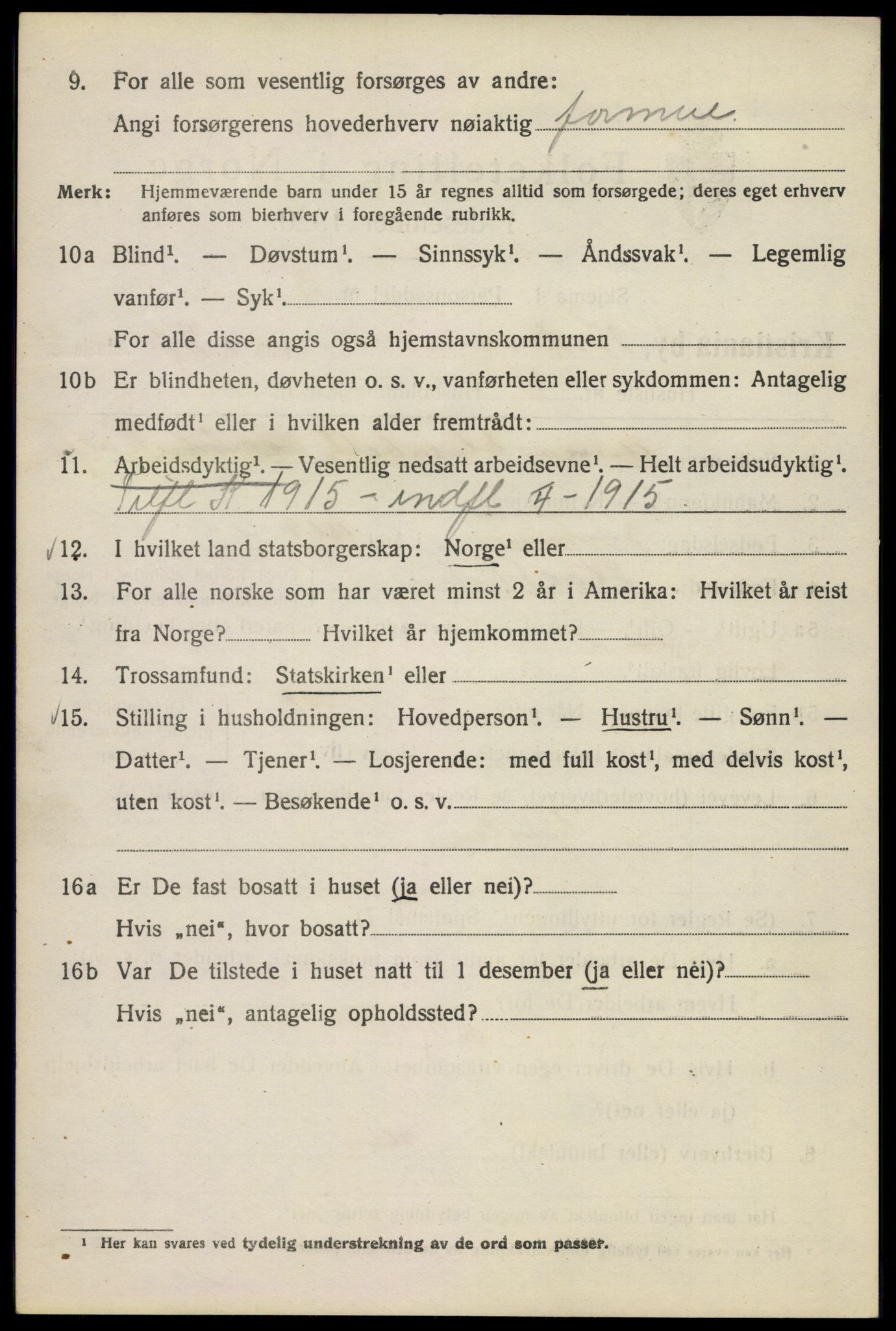 SAO, 1920 census for Kristiania, 1920, p. 339646