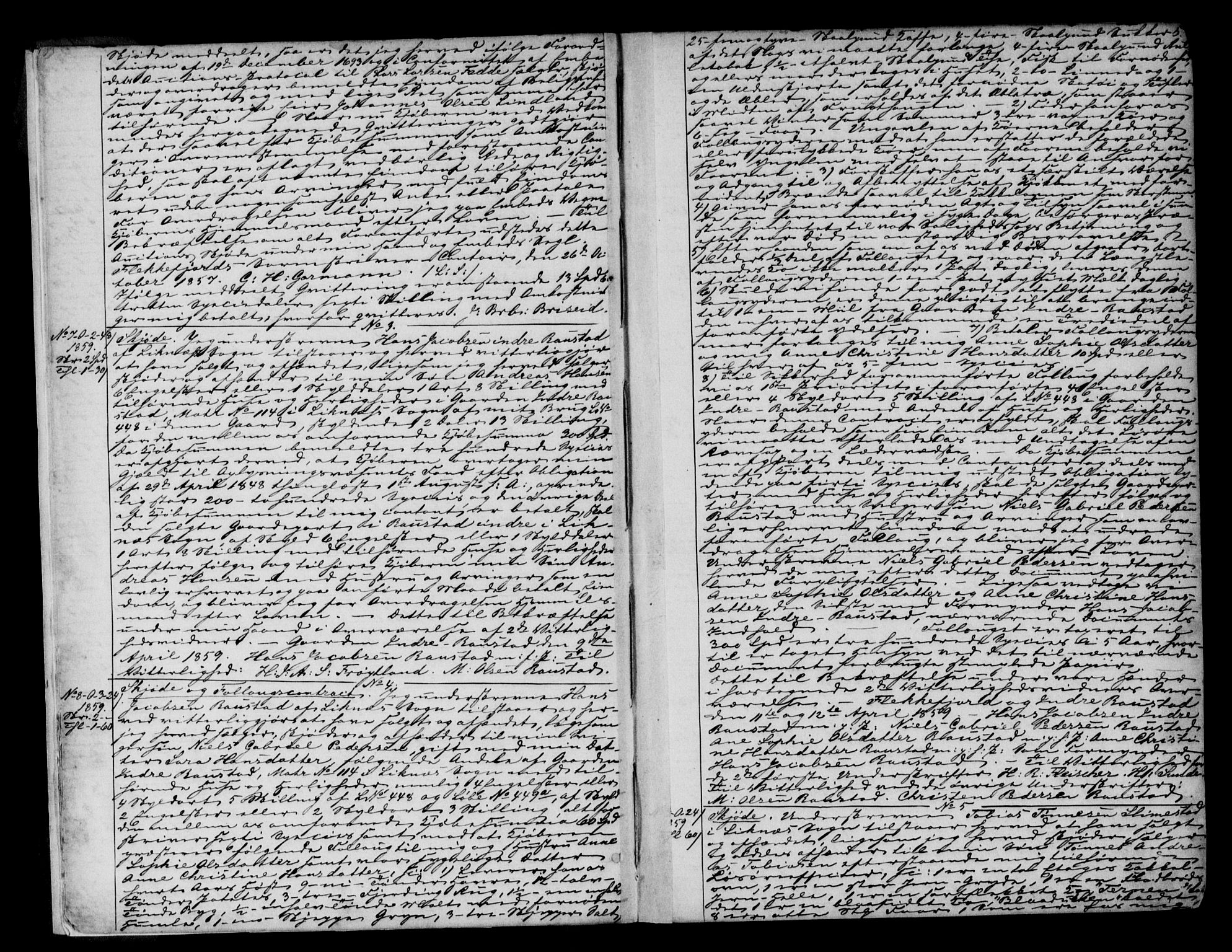 Flekkefjord sorenskriveri, SAK/1221-0001/G/Gb/Gba/L0014: Mortgage book no. 14, 1859-1862, p. 5