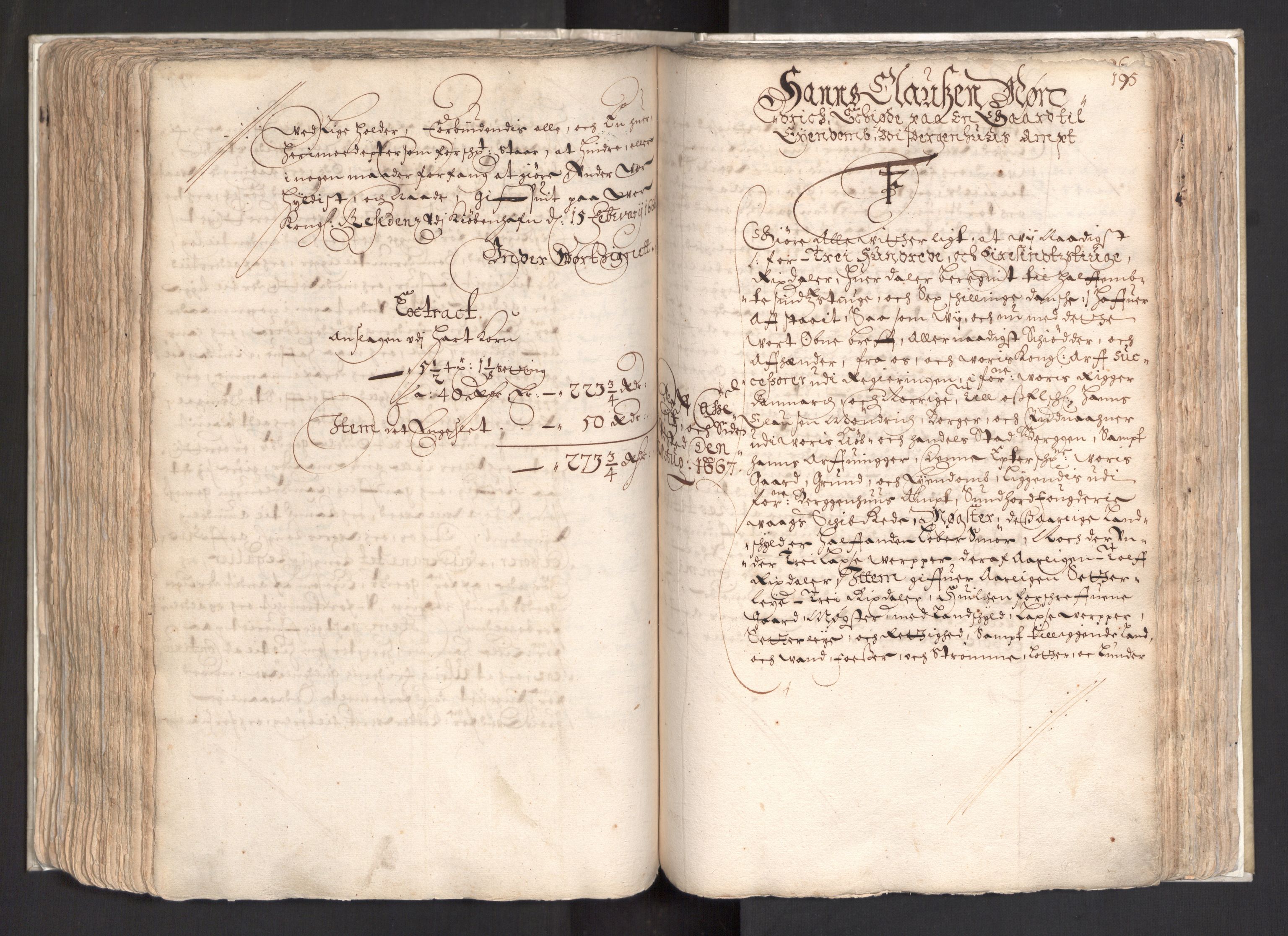 Rentekammeret, Kammerkanselliet, AV/RA-EA-3111/G/Gg/Ggj/Ggja/L0003: Skjøtebok Oa (13), 1661-1669, p. 199