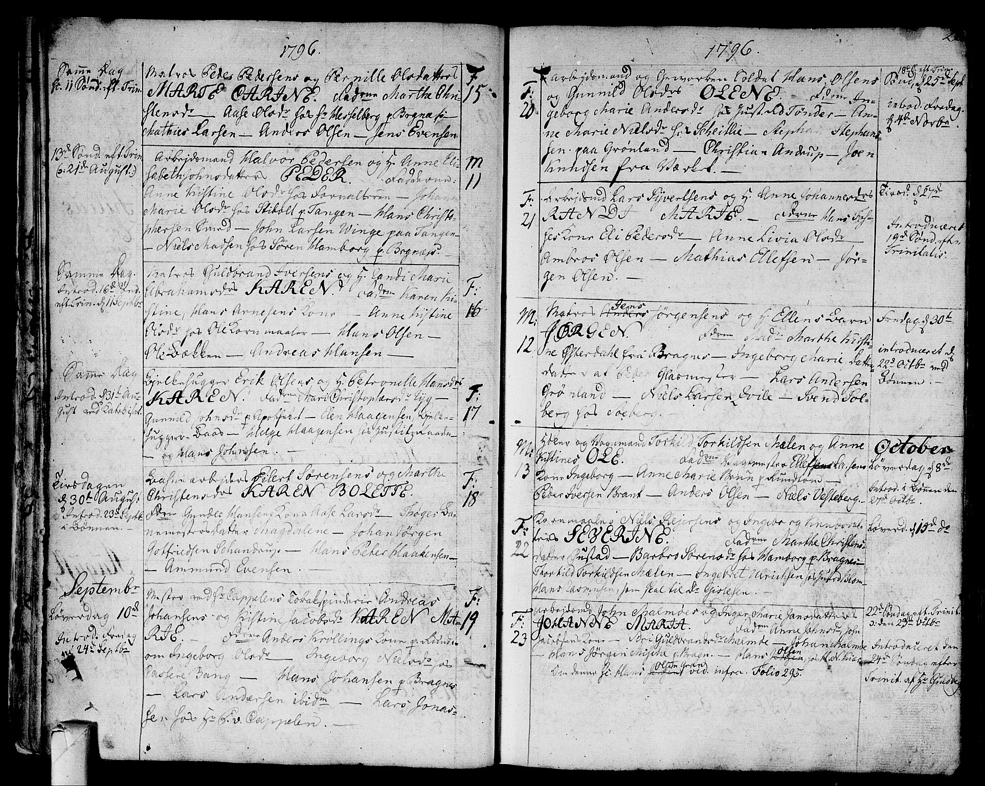 Strømsø kirkebøker, AV/SAKO-A-246/F/Fa/L0010: Parish register (official) no. I 10, 1792-1822, p. 26