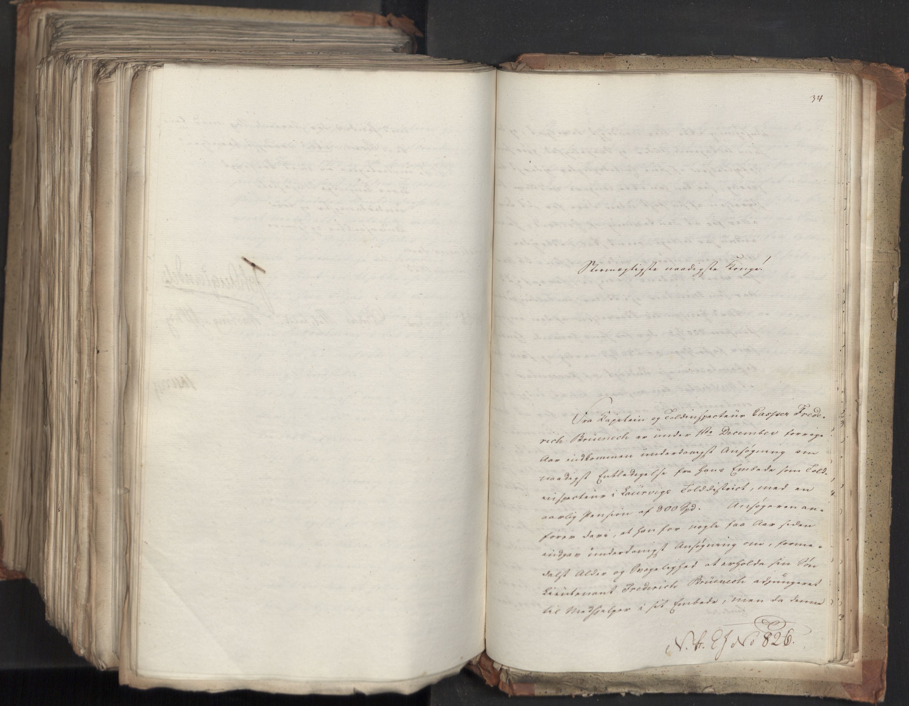 Statsrådsavdelingen i Stockholm, AV/RA-S-1003/D/Da/L0035: Regjeringsinnstillinger nr. 541-840, 1823, p. 770