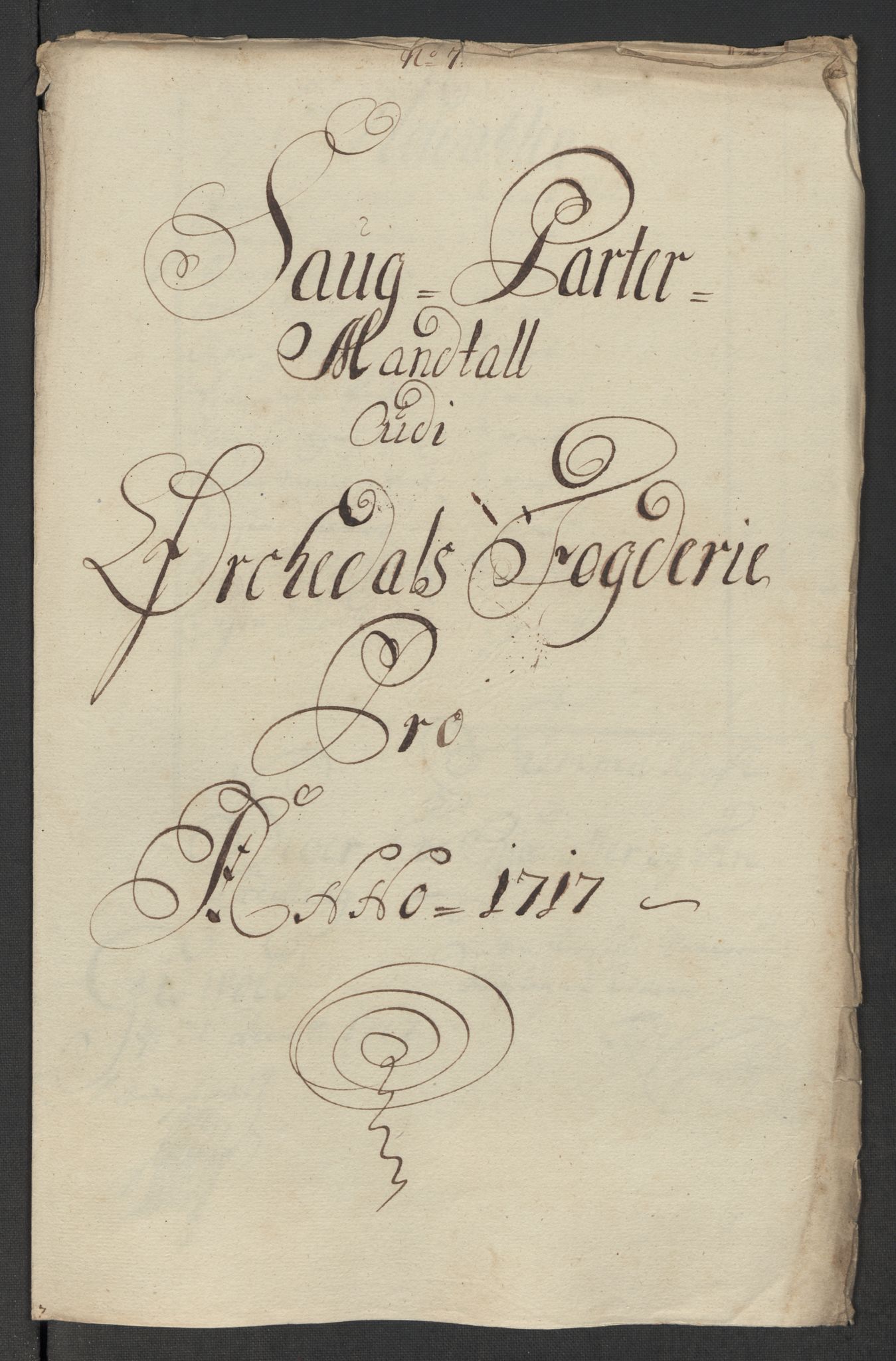 Rentekammeret inntil 1814, Reviderte regnskaper, Fogderegnskap, RA/EA-4092/R60/L3969: Fogderegnskap Orkdal og Gauldal, 1717, p. 149
