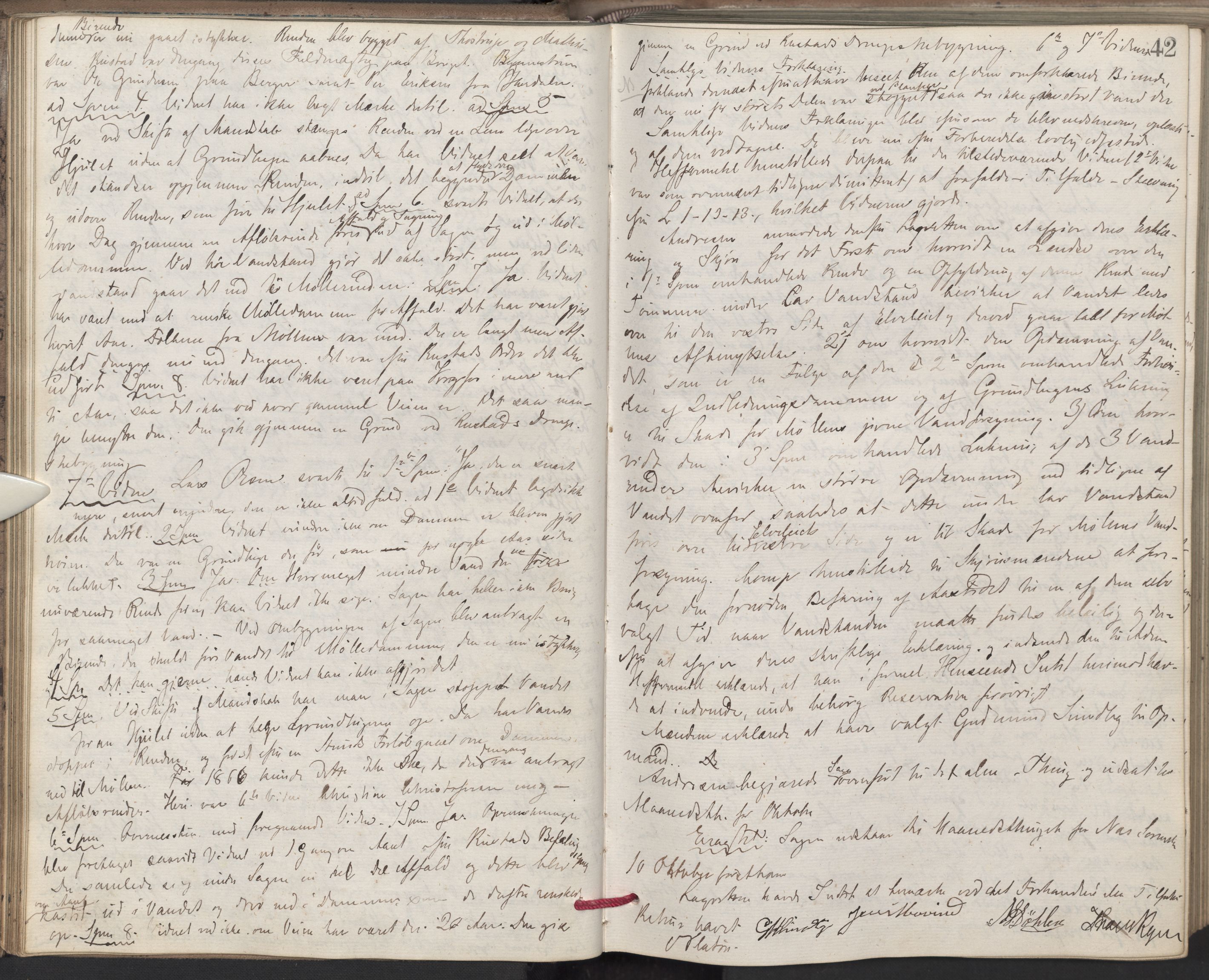 Nes tingrett, AV/SAO-A-10548/F/Fc/Fcb/L0007: Ekstrarettsprotokoll "Q", 1870-1874, p. 41b-42a