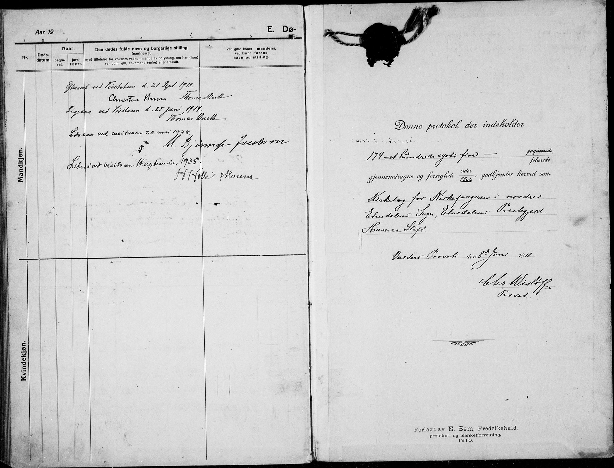 Etnedal prestekontor, SAH/PREST-130/H/Ha/Hab/Habb/L0002: Parish register (copy) no. II 2, 1912-1934