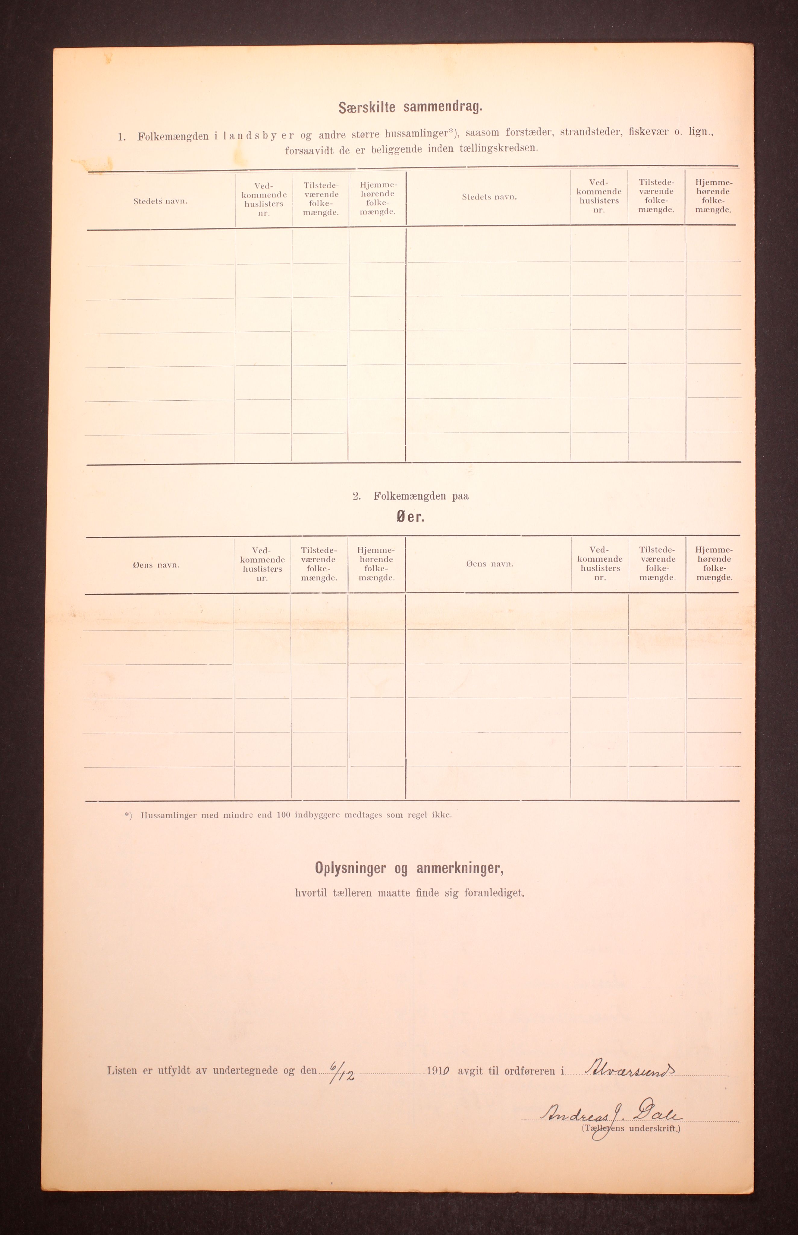 RA, 1910 census for Alversund, 1910, p. 15