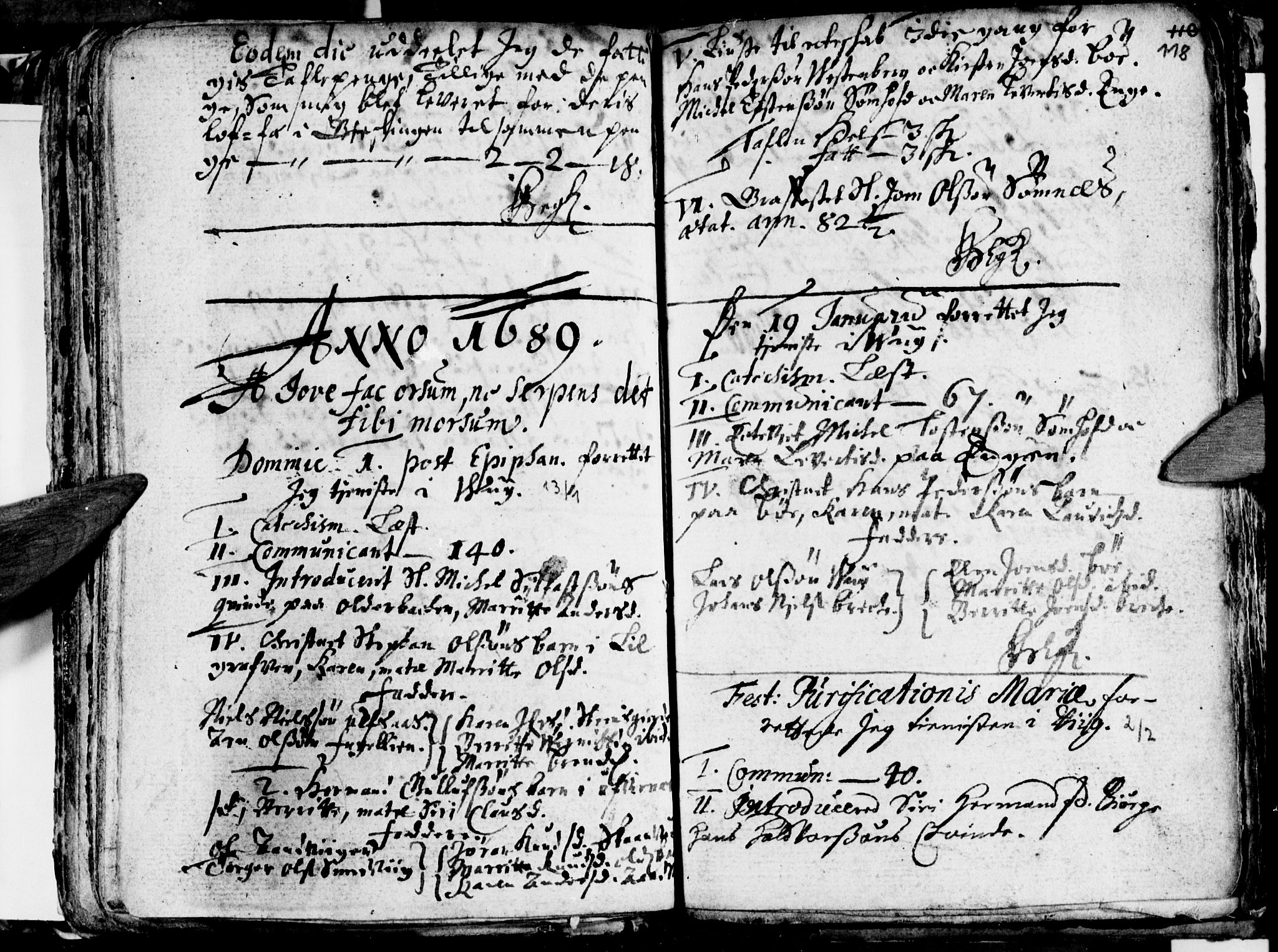 Ministerialprotokoller, klokkerbøker og fødselsregistre - Nordland, SAT/A-1459/812/L0172: Parish register (official) no. 812A01, 1677-1718, p. 118