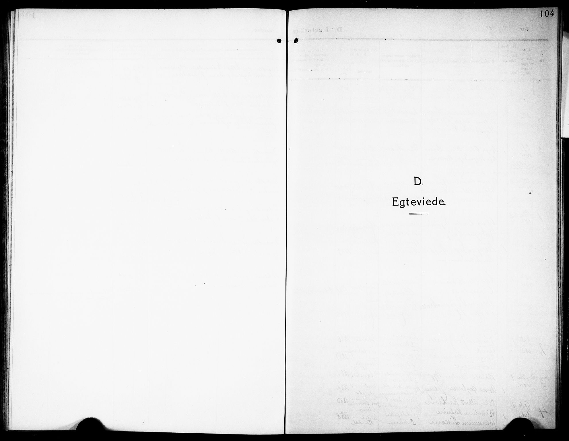 Siljan kirkebøker, SAKO/A-300/G/Ga/L0003: Parish register (copy) no. 3, 1909-1927, p. 104