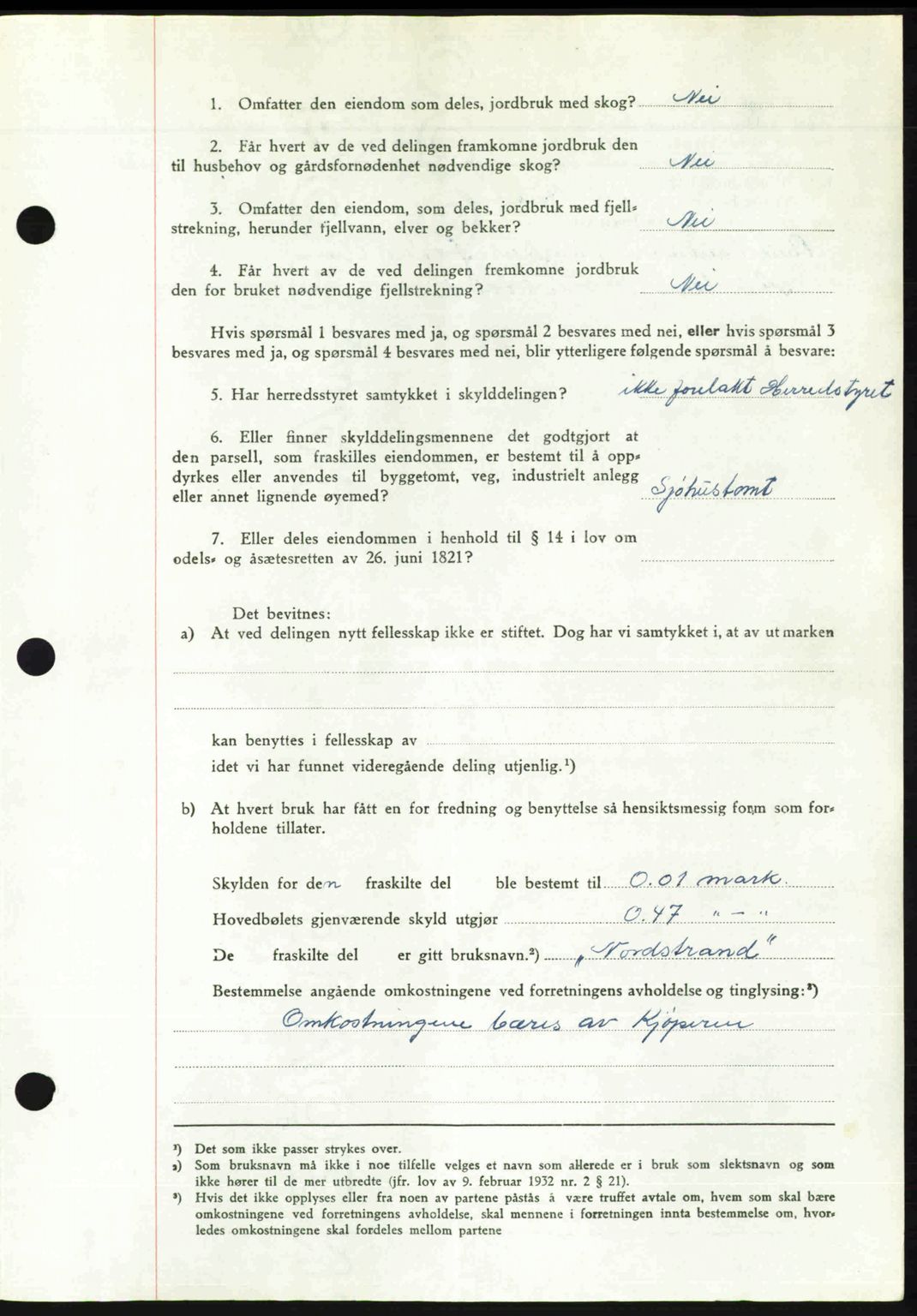 Romsdal sorenskriveri, AV/SAT-A-4149/1/2/2C: Mortgage book no. A30, 1949-1949, Diary no: : 2346/1949