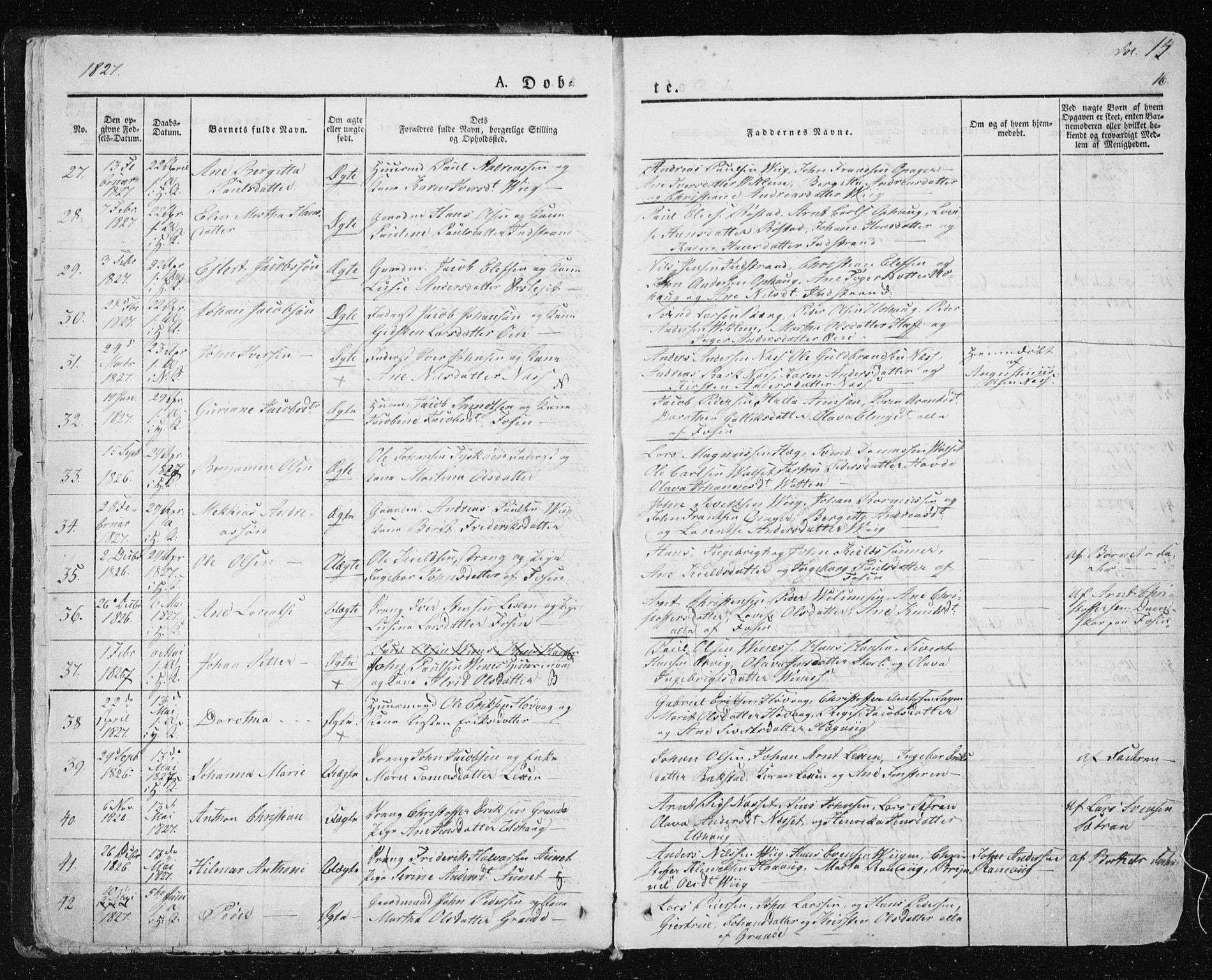 Ministerialprotokoller, klokkerbøker og fødselsregistre - Sør-Trøndelag, AV/SAT-A-1456/659/L0735: Parish register (official) no. 659A05, 1826-1841, p. 15