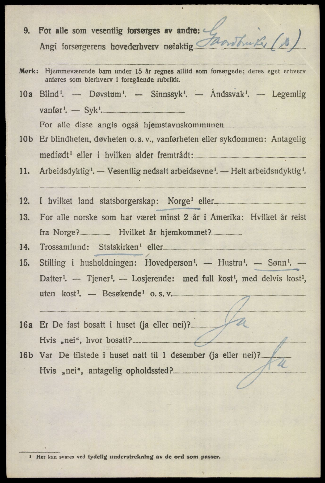 SAKO, 1920 census for Ådal, 1920, p. 5963