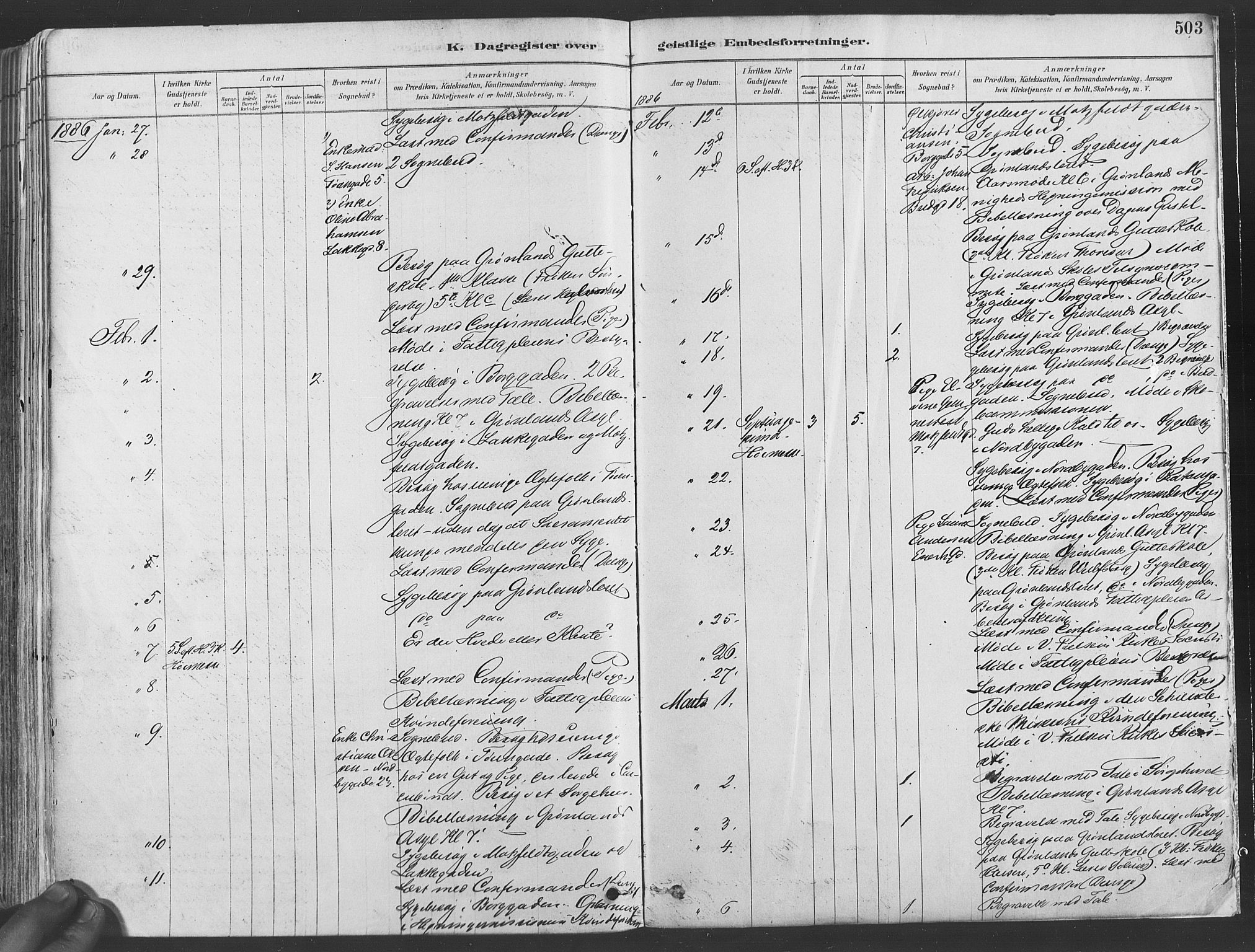 Grønland prestekontor Kirkebøker, AV/SAO-A-10848/F/Fa/L0007: Parish register (official) no. 7, 1878-1888, p. 503