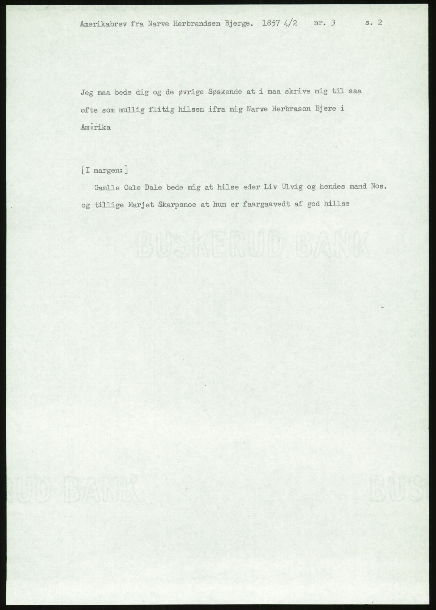 Samlinger til kildeutgivelse, Amerikabrevene, AV/RA-EA-4057/F/L0019: Innlån fra Buskerud: Fonnem - Kristoffersen, 1838-1914, p. 753