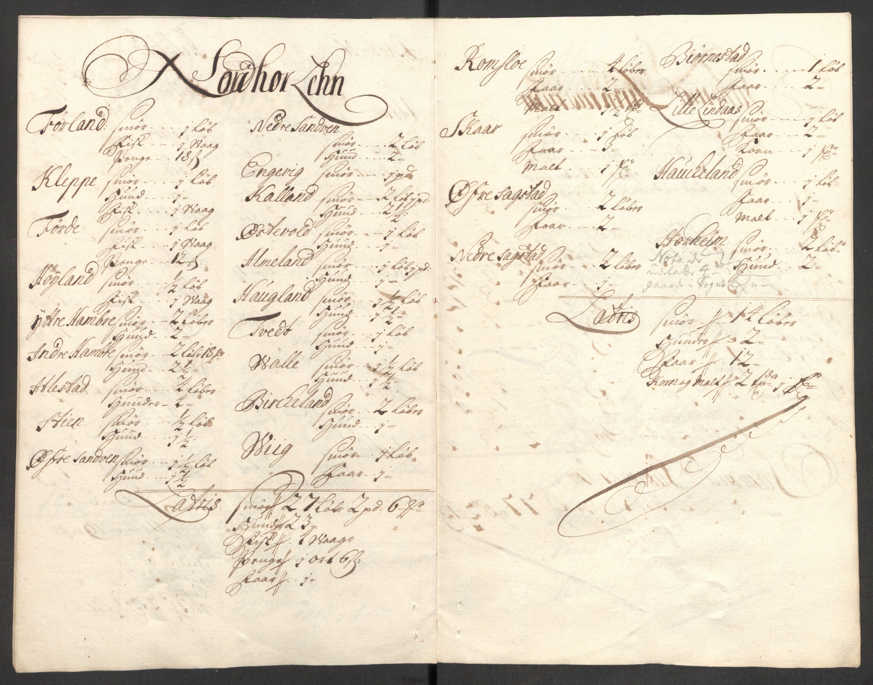 Rentekammeret inntil 1814, Reviderte regnskaper, Fogderegnskap, AV/RA-EA-4092/R50/L3160: Fogderegnskap Lyse kloster, 1710-1719, p. 39