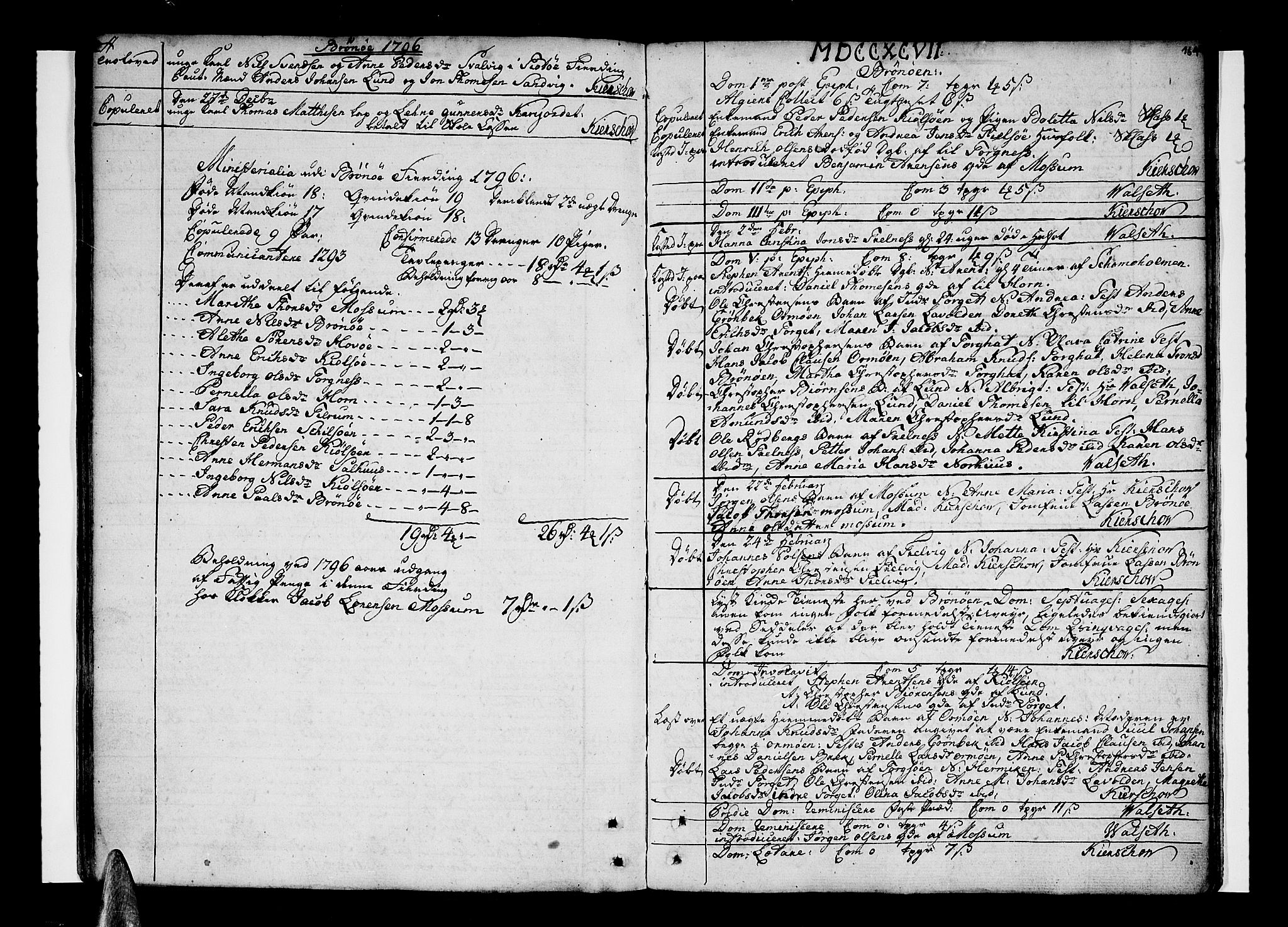 Ministerialprotokoller, klokkerbøker og fødselsregistre - Nordland, SAT/A-1459/813/L0195: Parish register (official) no. 813A05, 1752-1803, p. 164