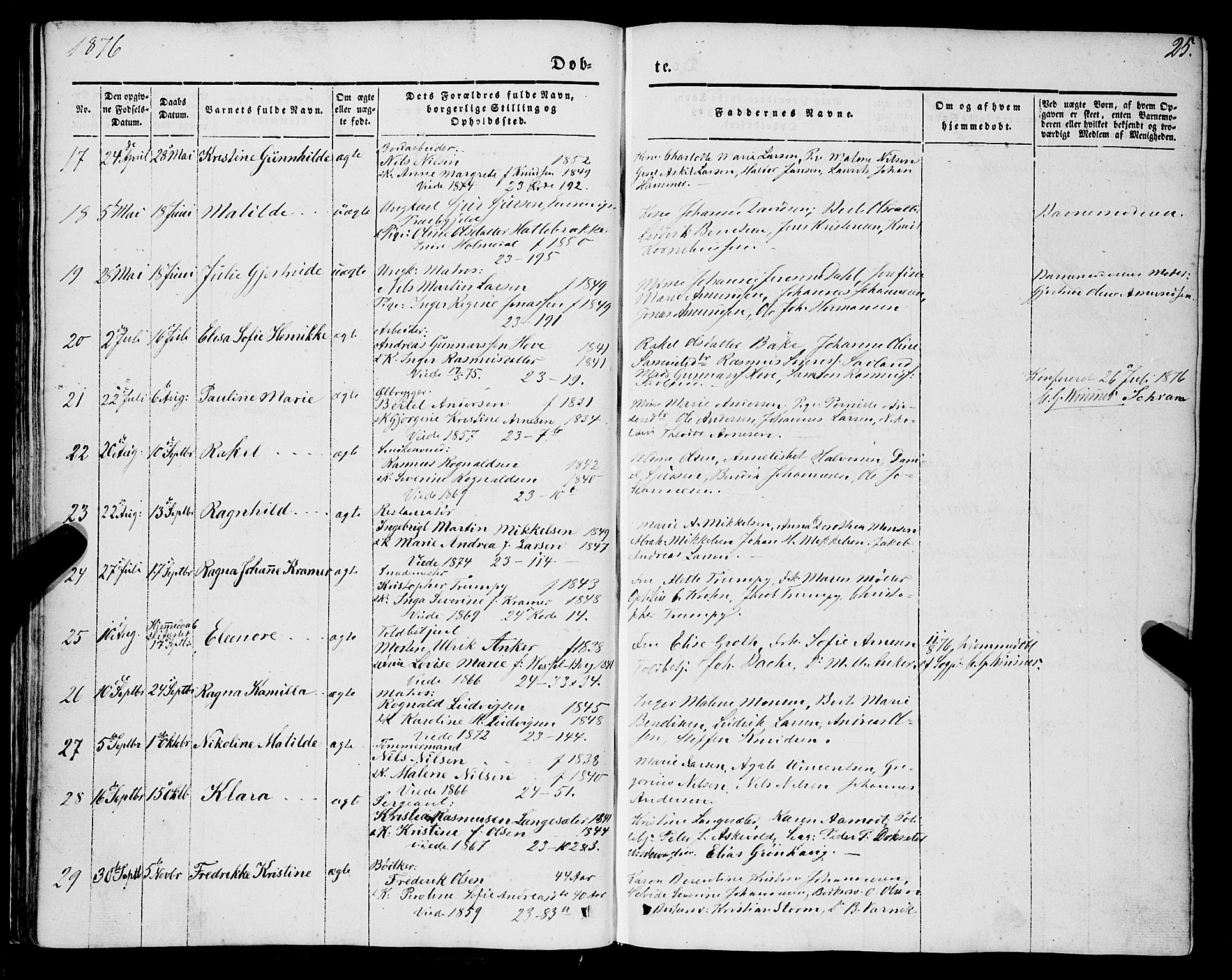 Mariakirken Sokneprestembete, AV/SAB-A-76901/H/Haa/L0006: Parish register (official) no. A 6, 1846-1877, p. 25