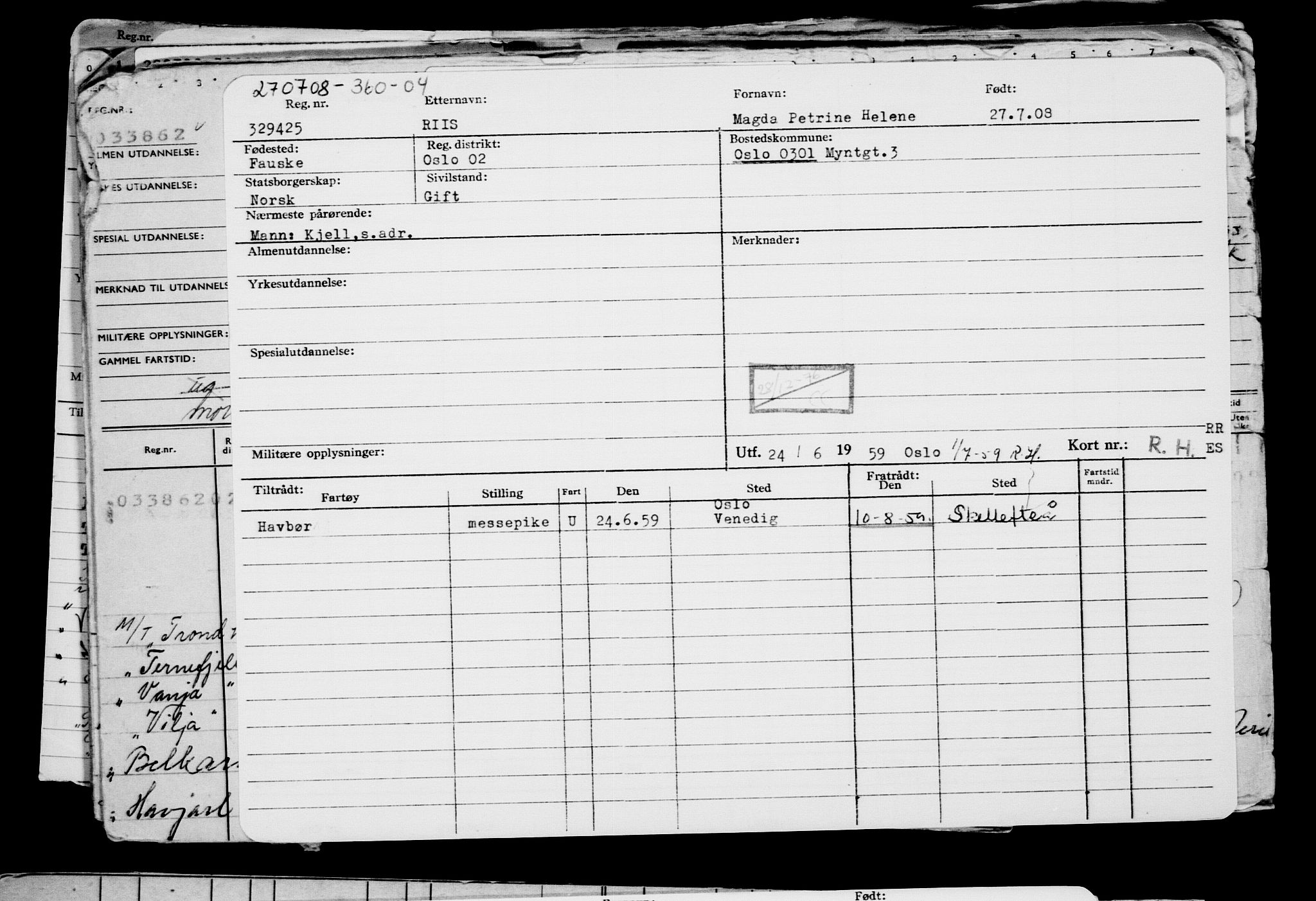 Direktoratet for sjømenn, RA/S-3545/G/Gb/L0078: Hovedkort, 1908, p. 402