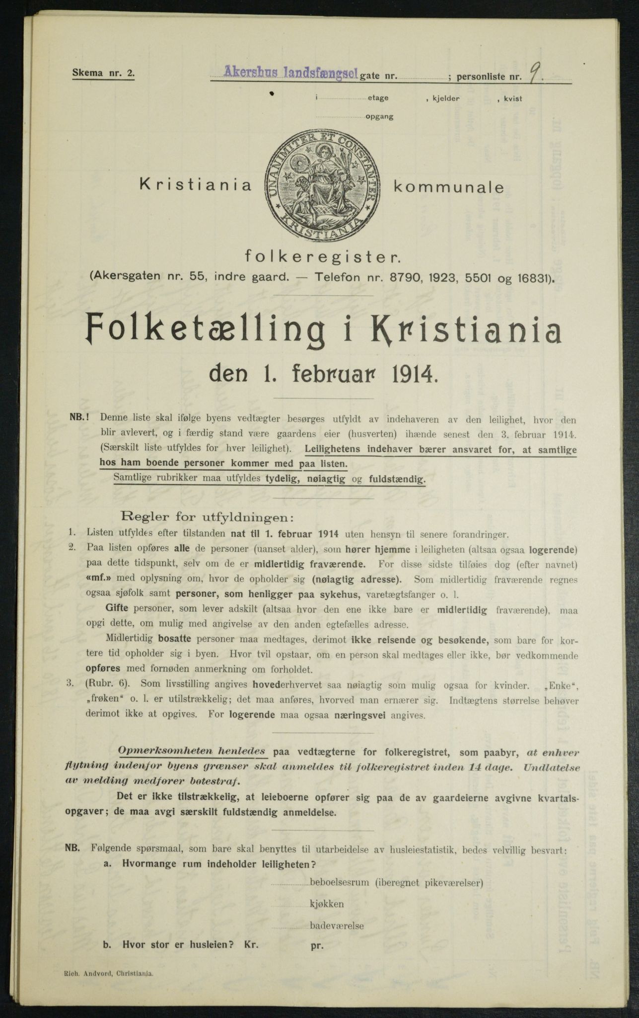 OBA, Municipal Census 1914 for Kristiania, 1914, p. 24236